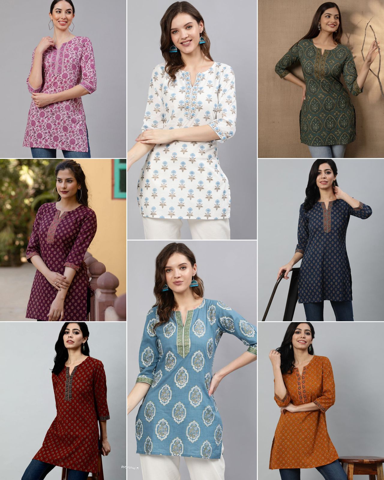 otton Printed Tops for Regular and Office wear