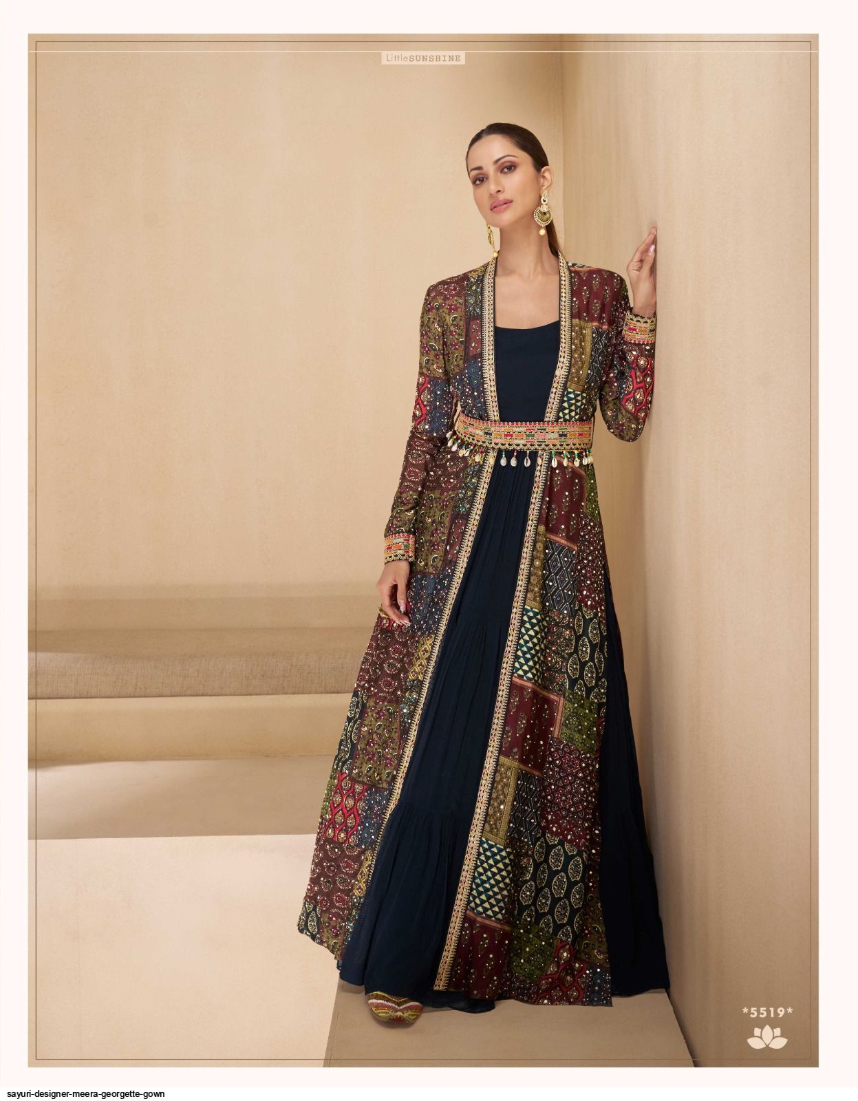 SAYURI DESIGNER MEERA GEORGETTE GOWN