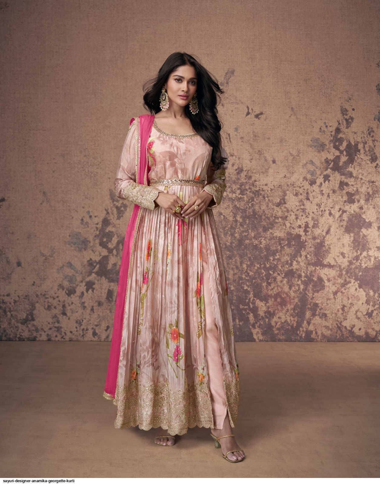 SAYURI DESIGNER ANAMIKA GEORGETTE KURTI