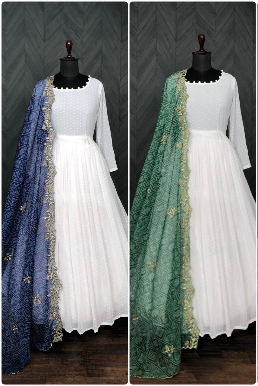 PREMIUM READYMADE GOWN-DUPATTA COLLECTIONS👜