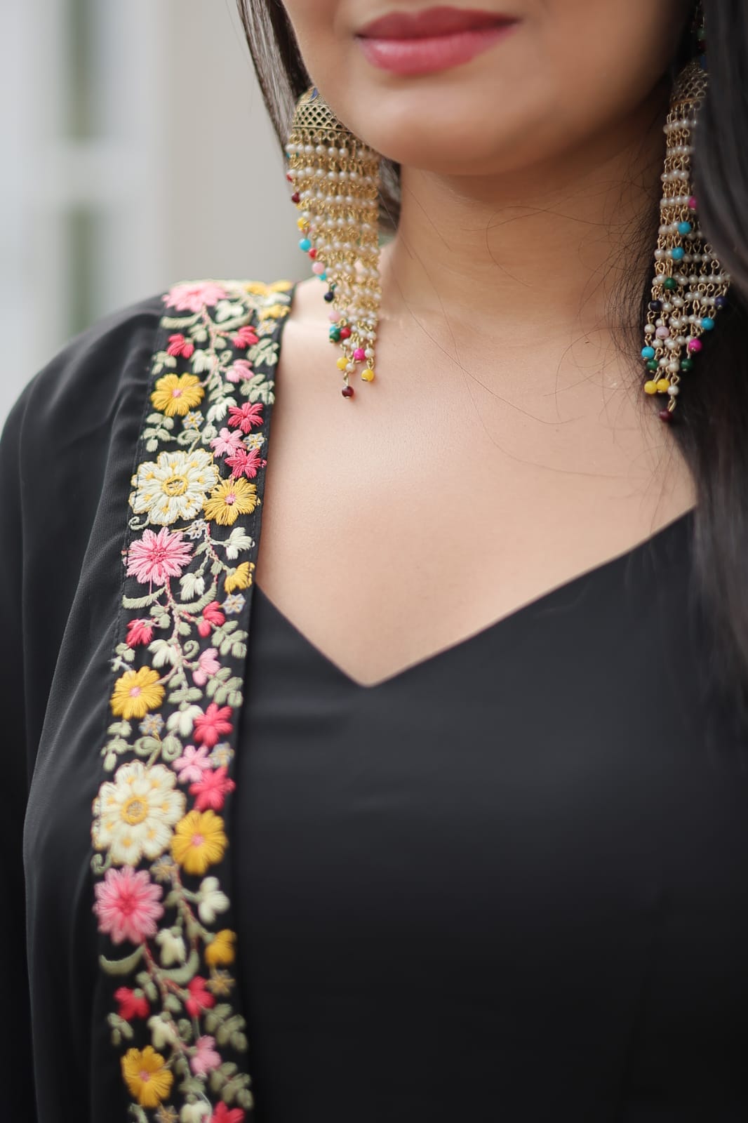  Pure Georgette with Heavy Embroidery gown