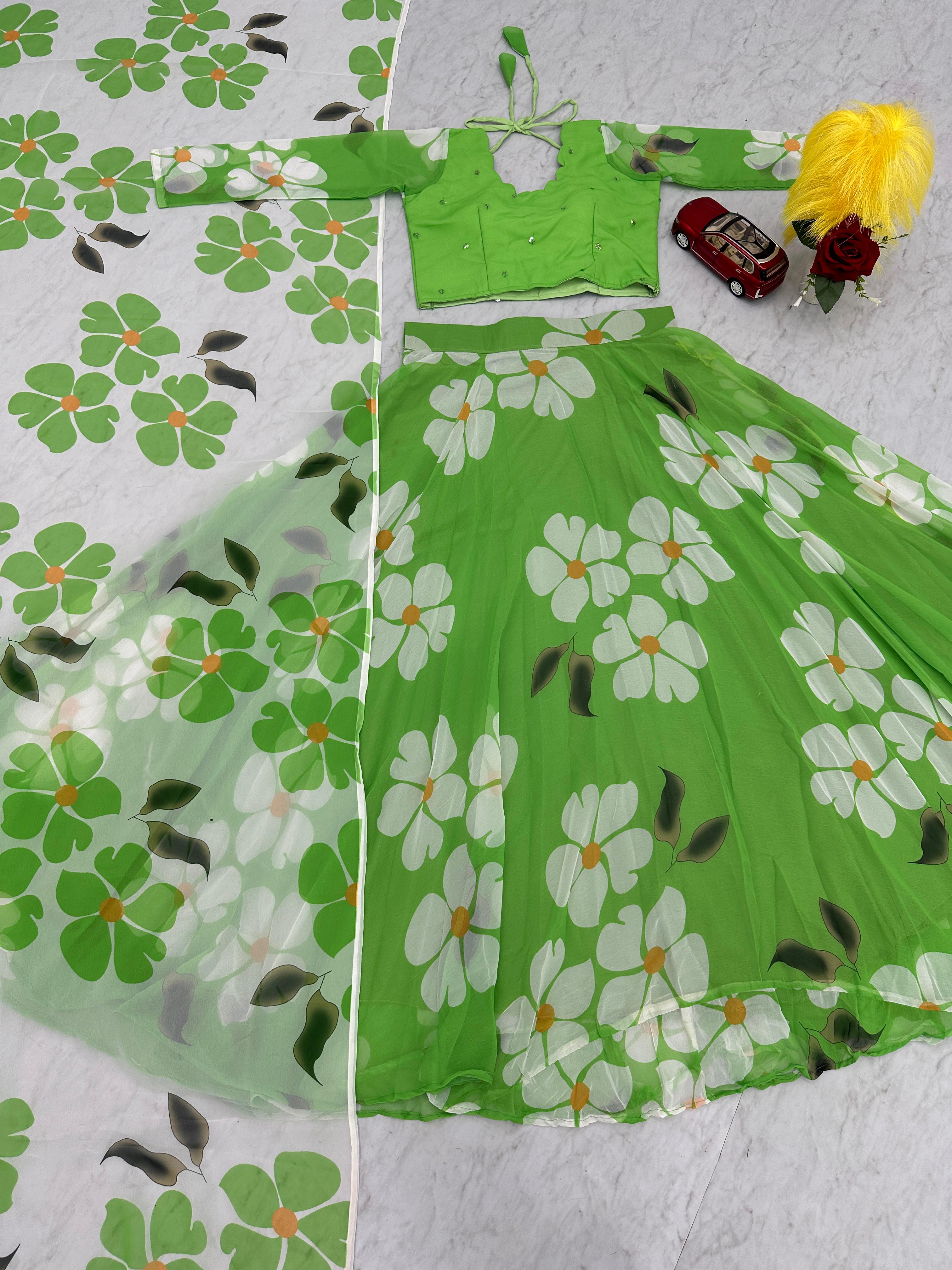 festival Special Lehenga choli with 3 Beautiful Colors