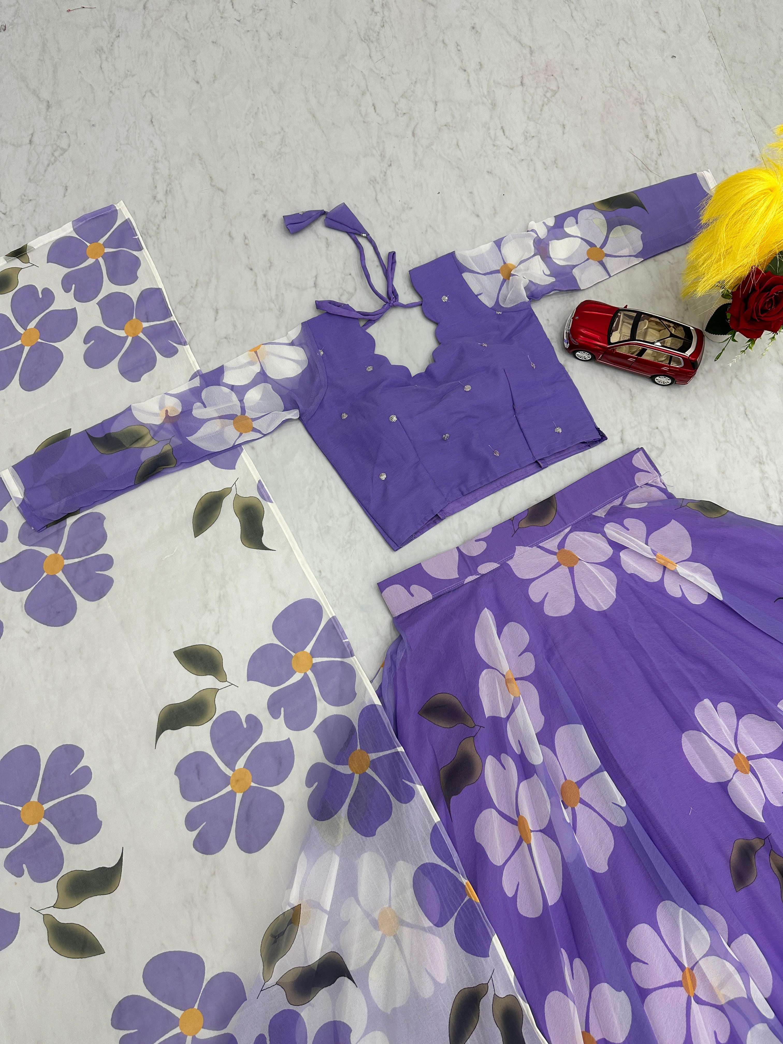 festival Special Lehenga choli with 3 Beautiful Colors
