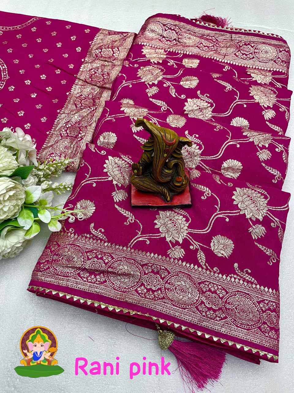 Pure viscose Dolla Silk Saree