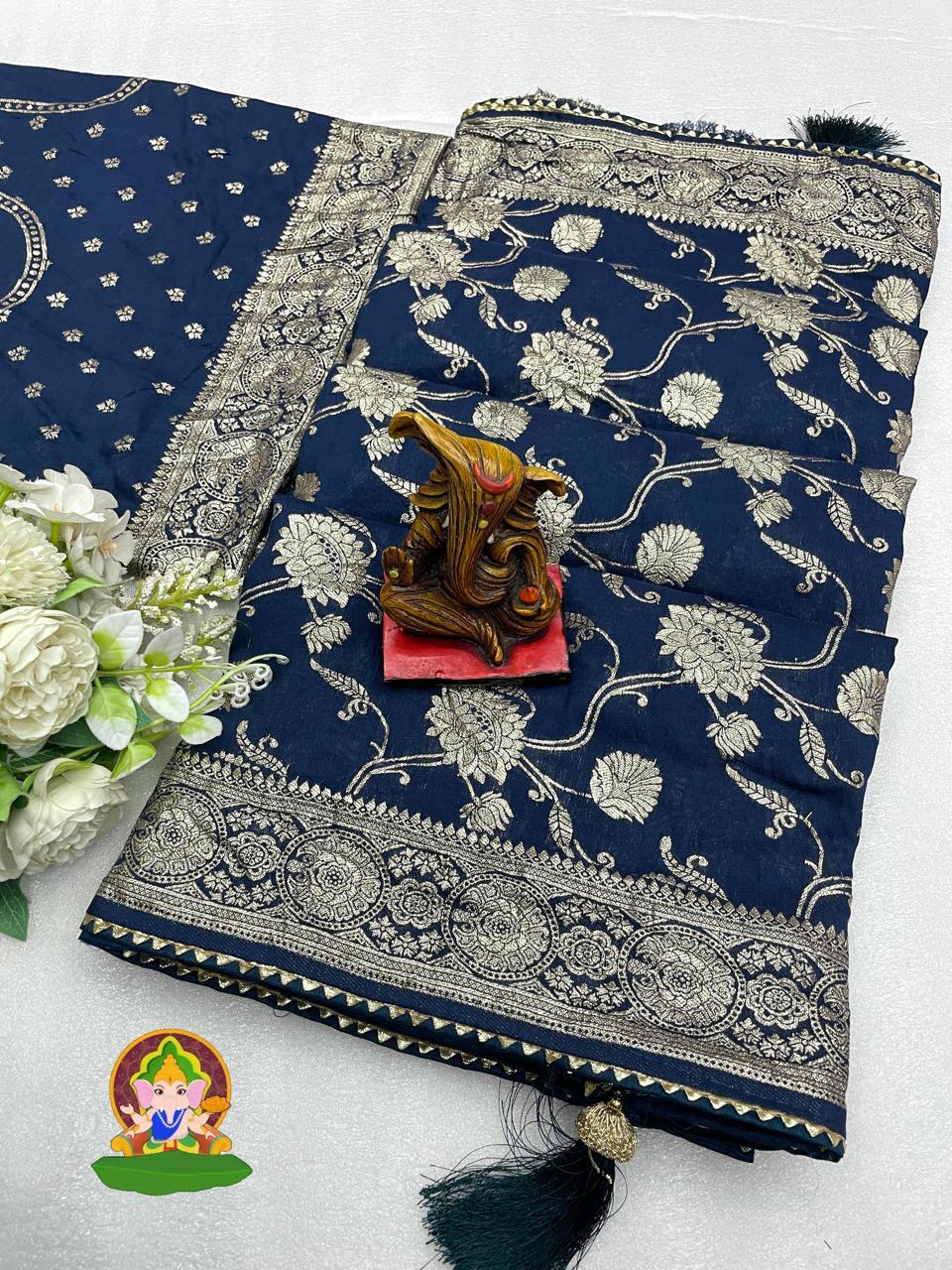 Pure viscose Dolla Silk Saree