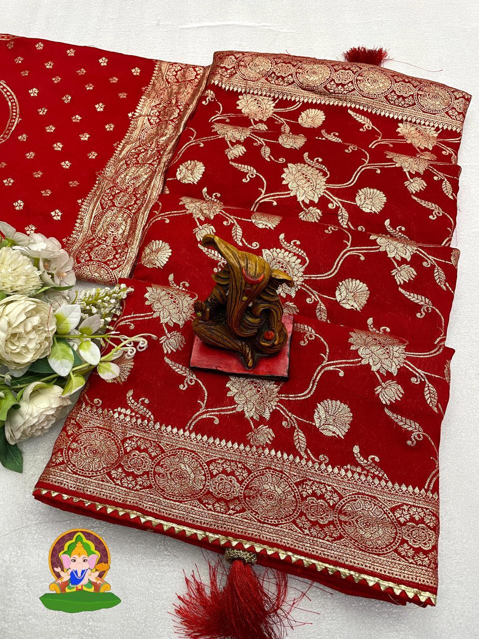 Pure viscose Dolla Silk Saree
