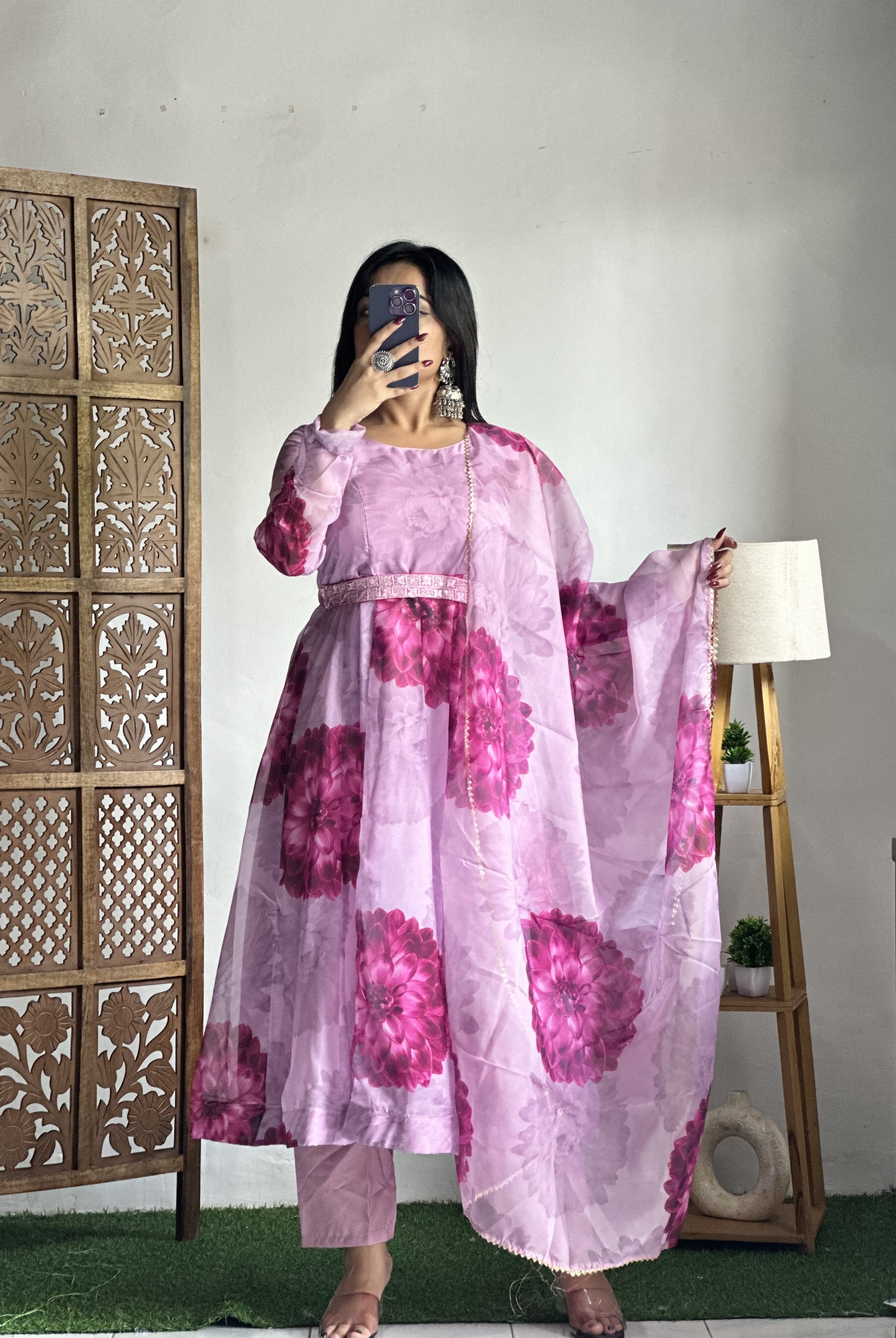 NEW ORGENZA SUIT SET LUNCHING