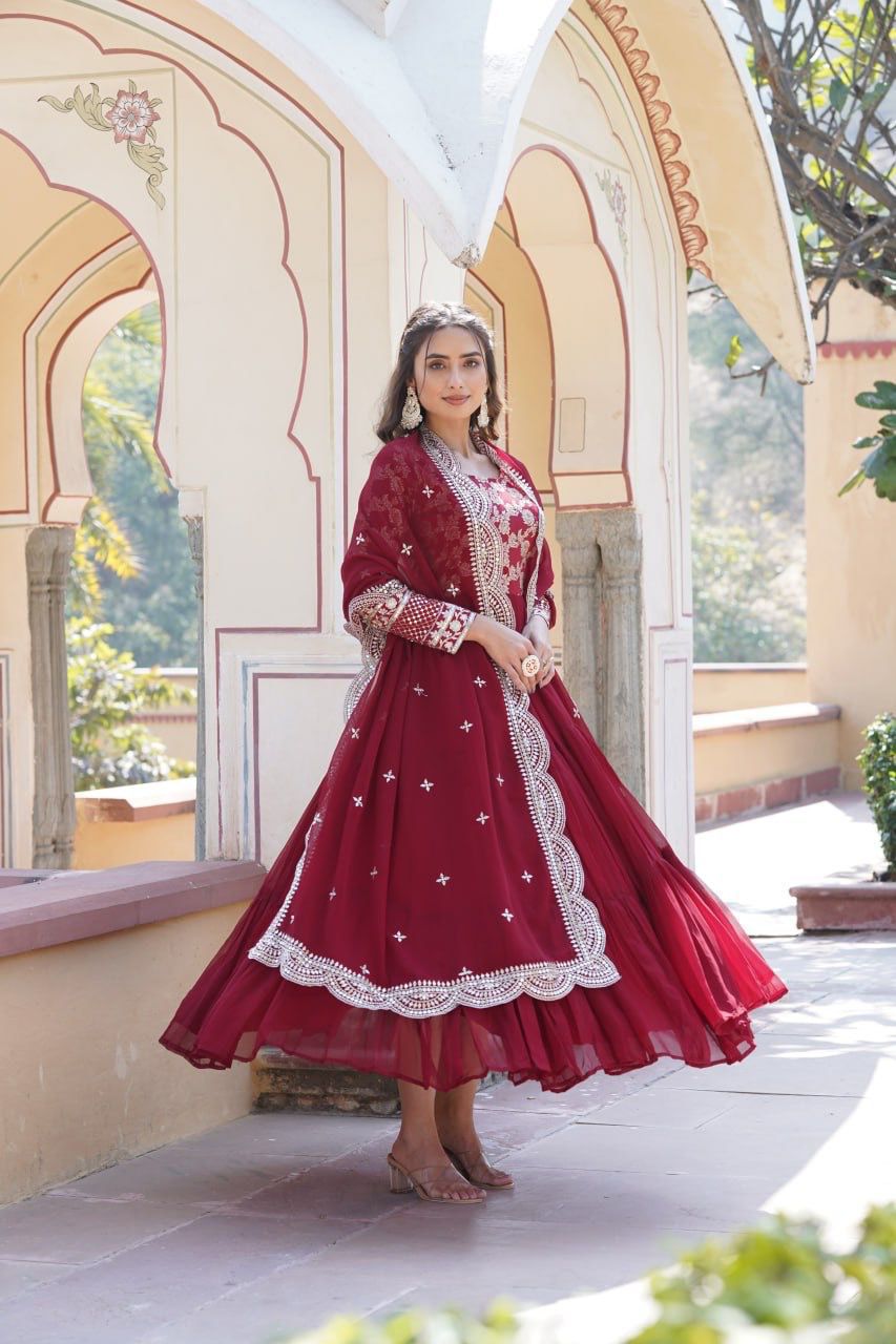 Faux Blooming gown