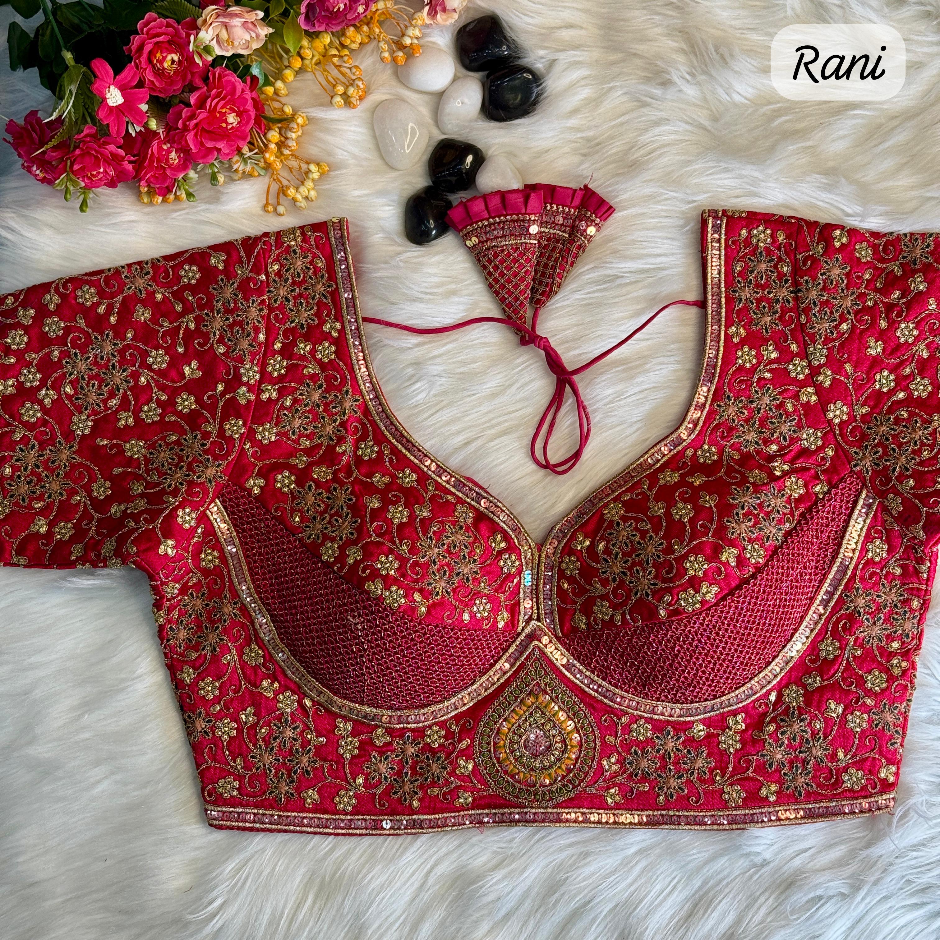 Heavy Codding Embroidery + Thread & Sequence Work