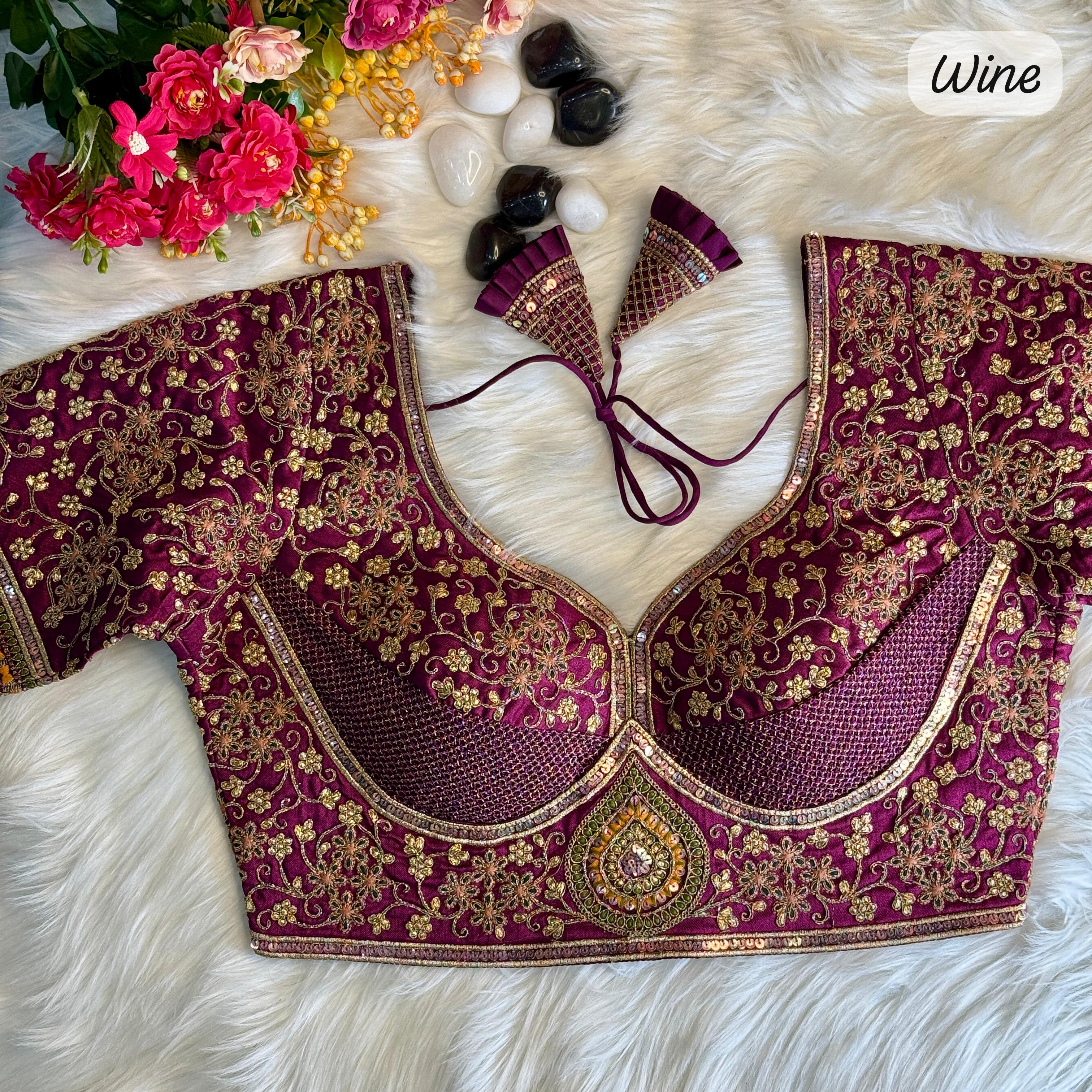 Heavy Codding Embroidery + Thread & Sequence Work