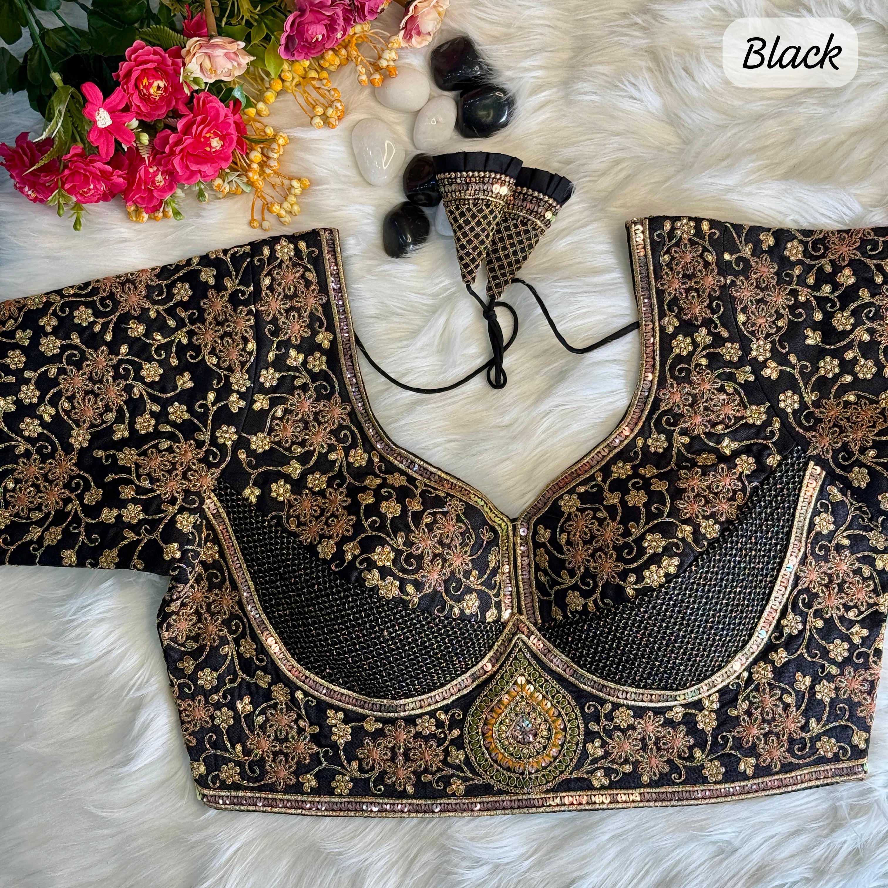 Heavy Codding Embroidery + Thread & Sequence Work