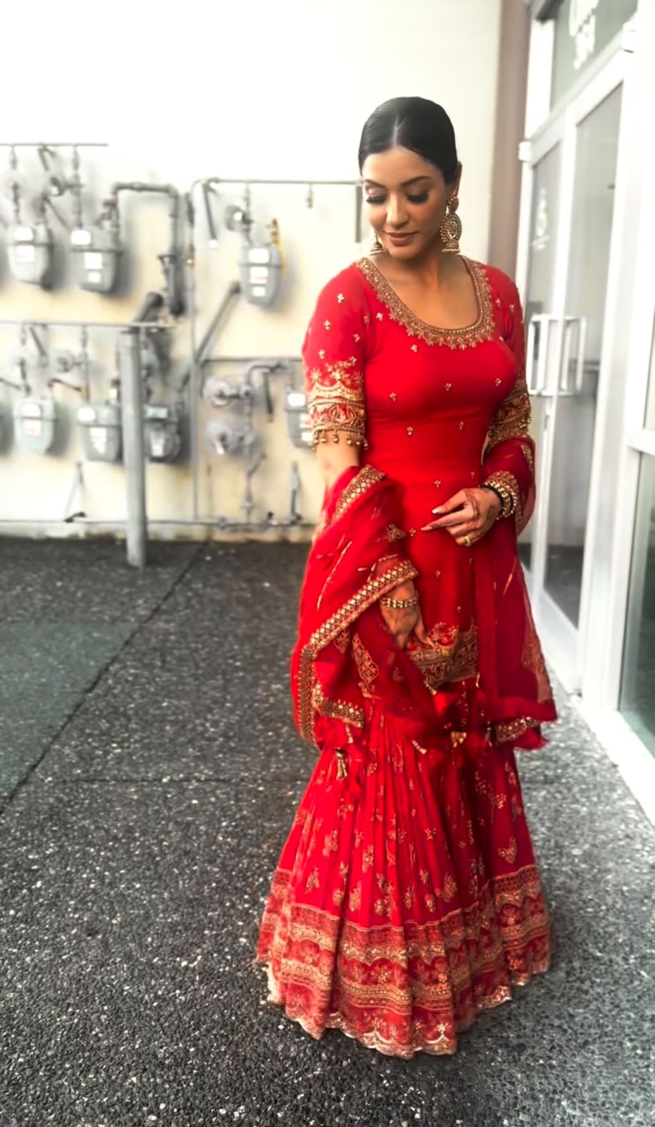  Party Wear Look Top , Sharara Plazzo  and Dupatta👌❤️