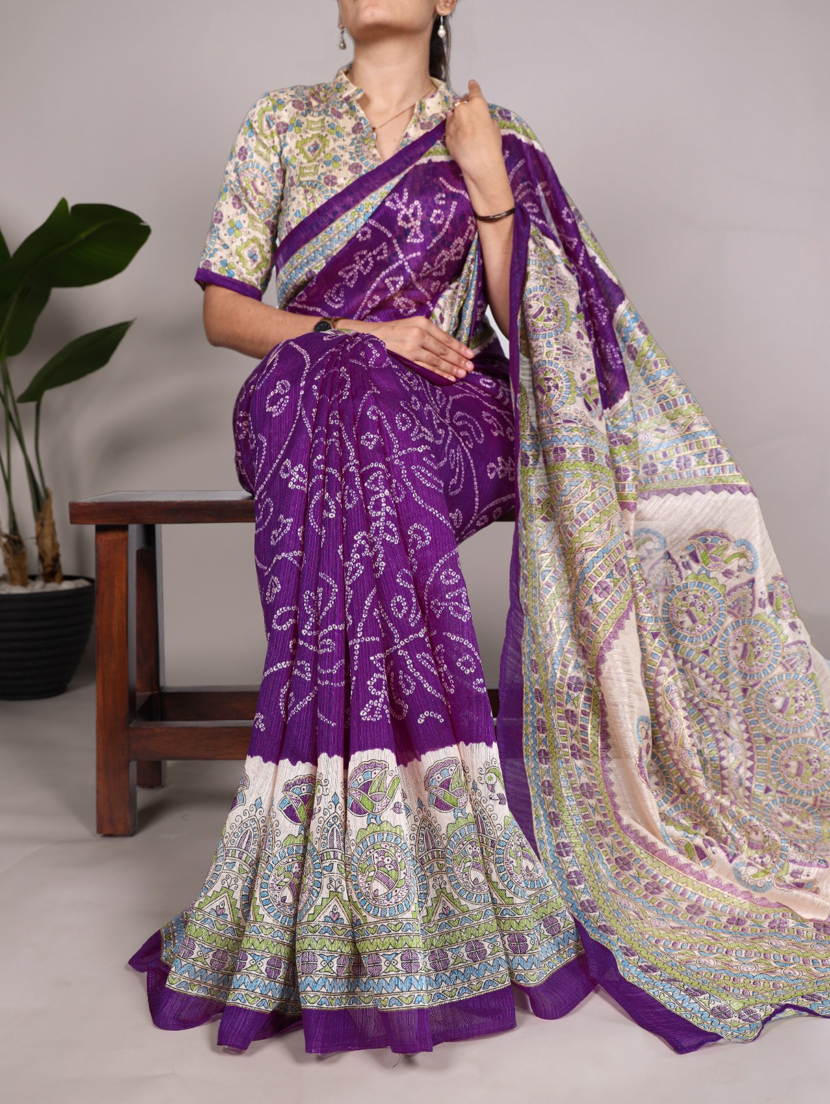 GREEN SILK SAREE