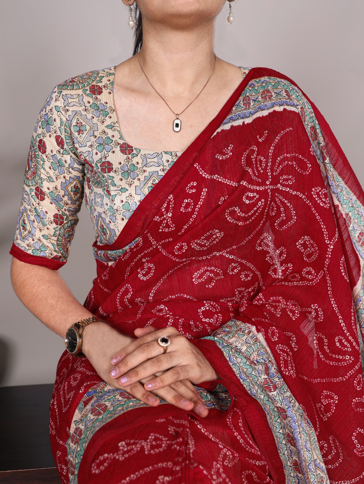 GREEN SILK SAREE