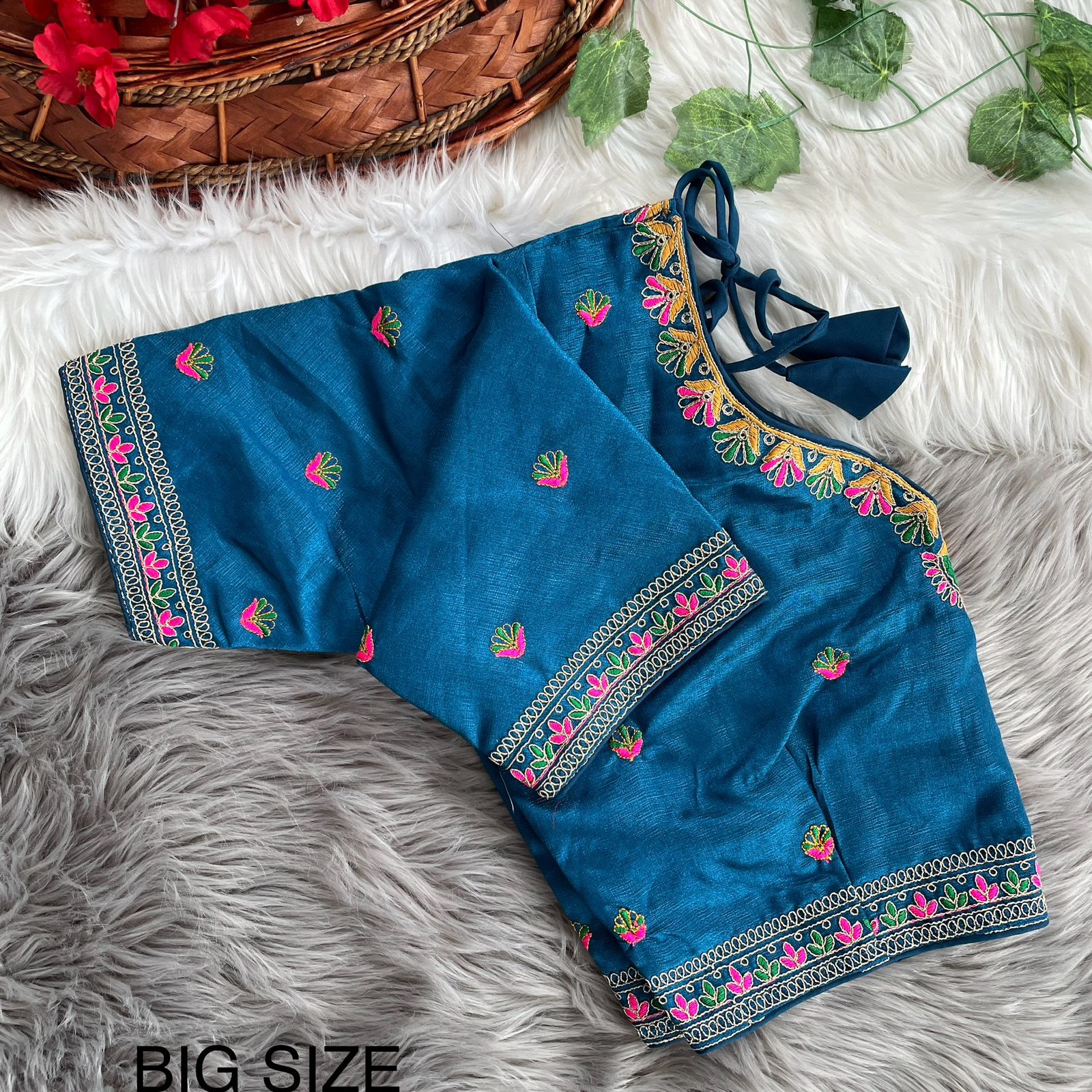Heavy Embroidery Work Blouse