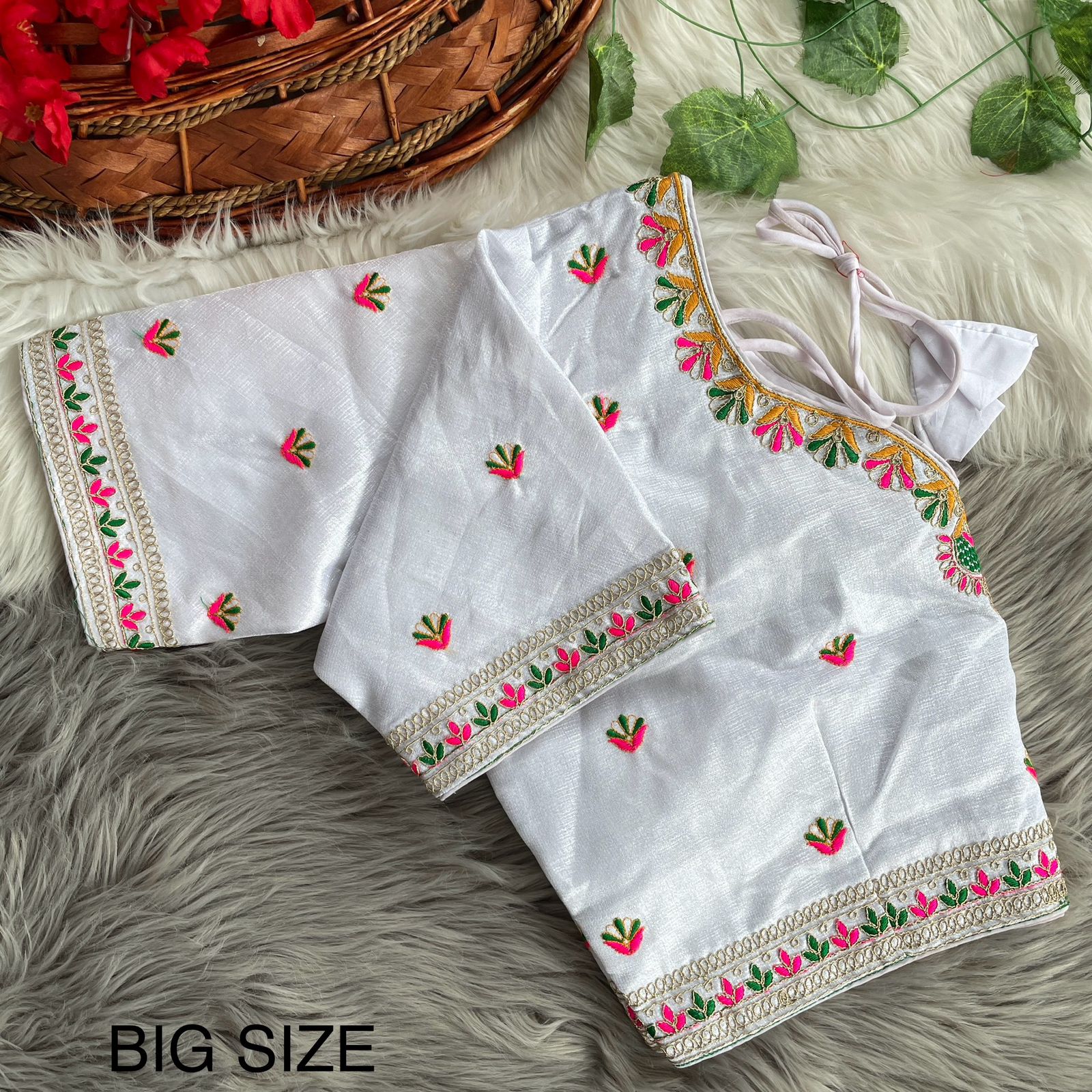Heavy Embroidery Work Blouse