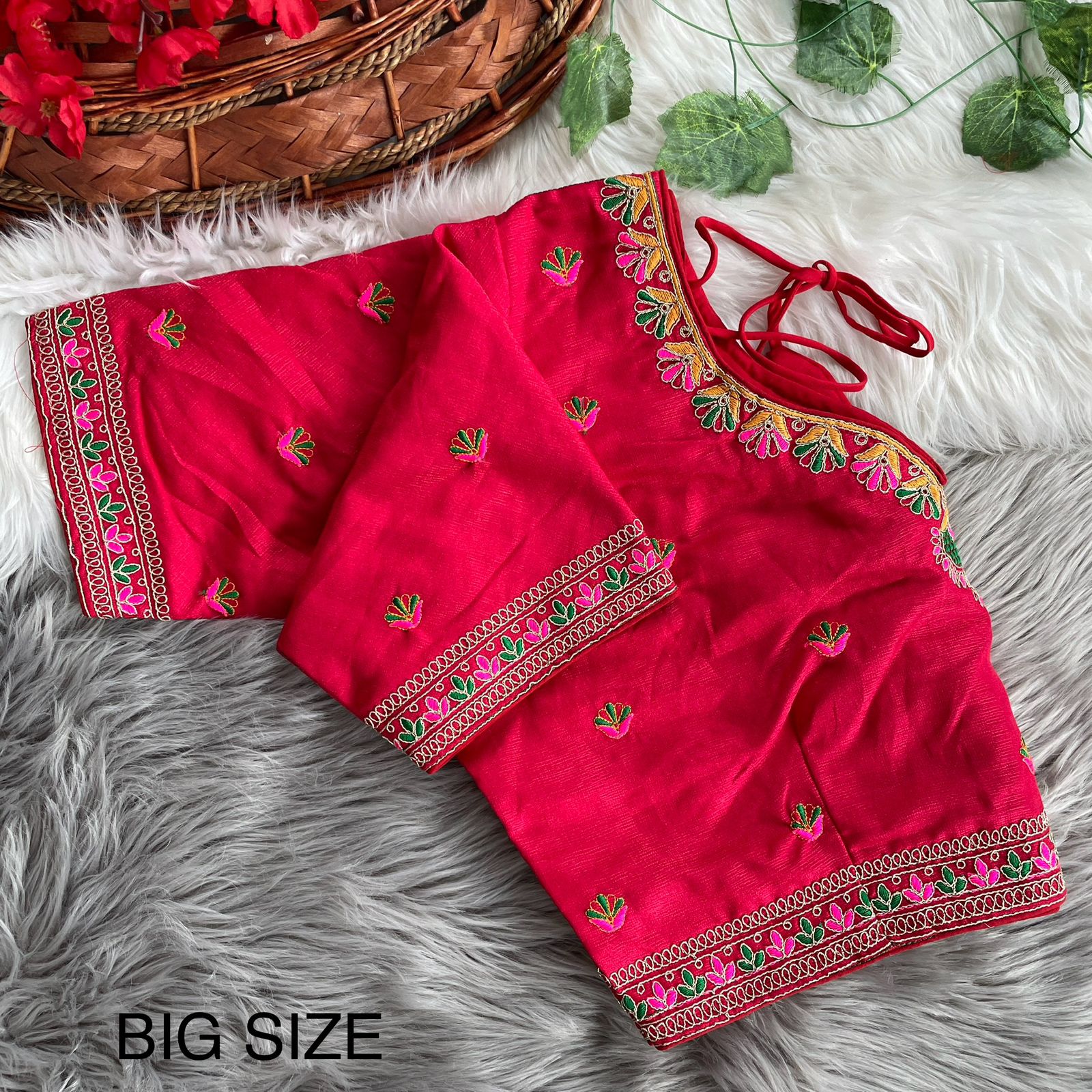 Heavy Embroidery Work Blouse