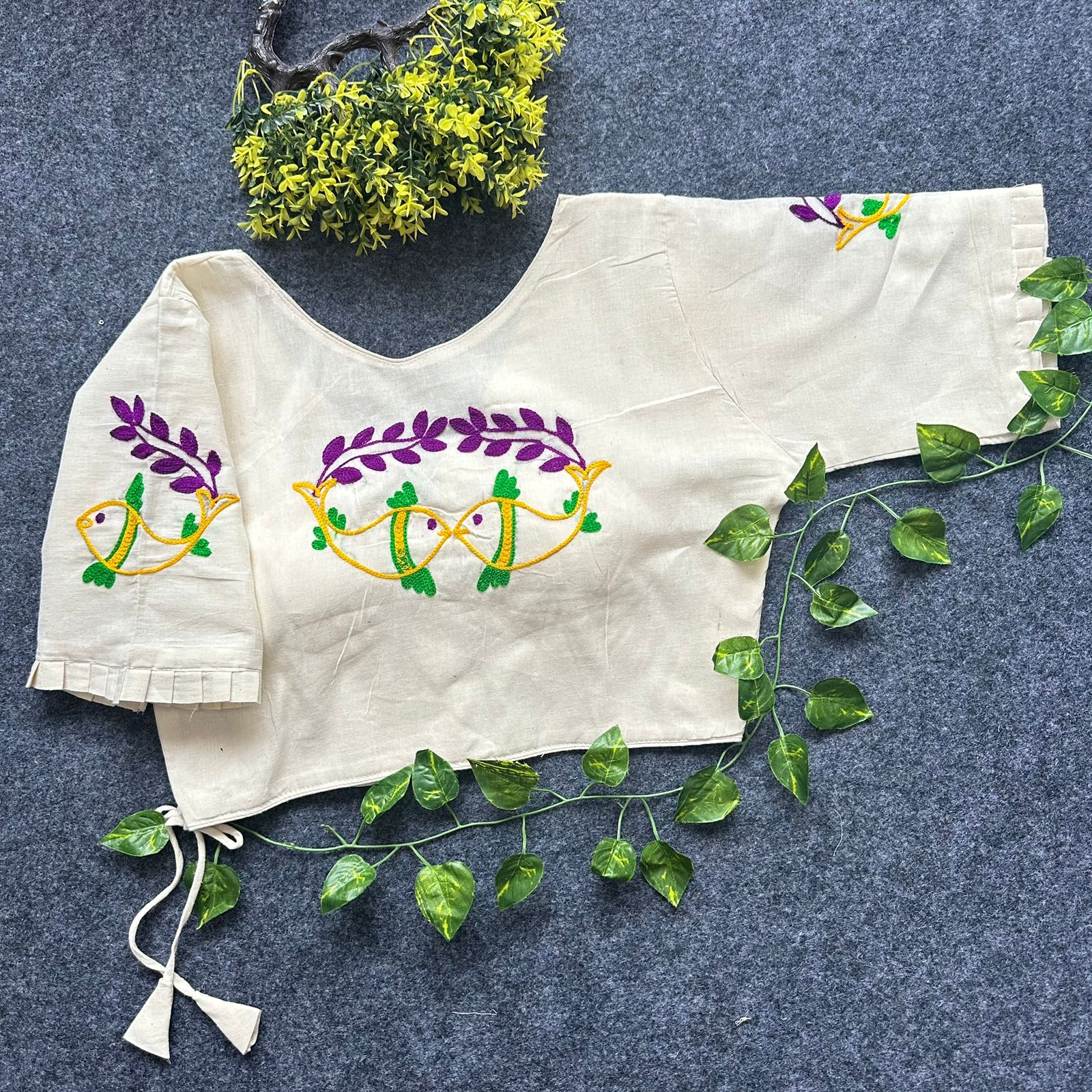 New Khadi Trends Blouse