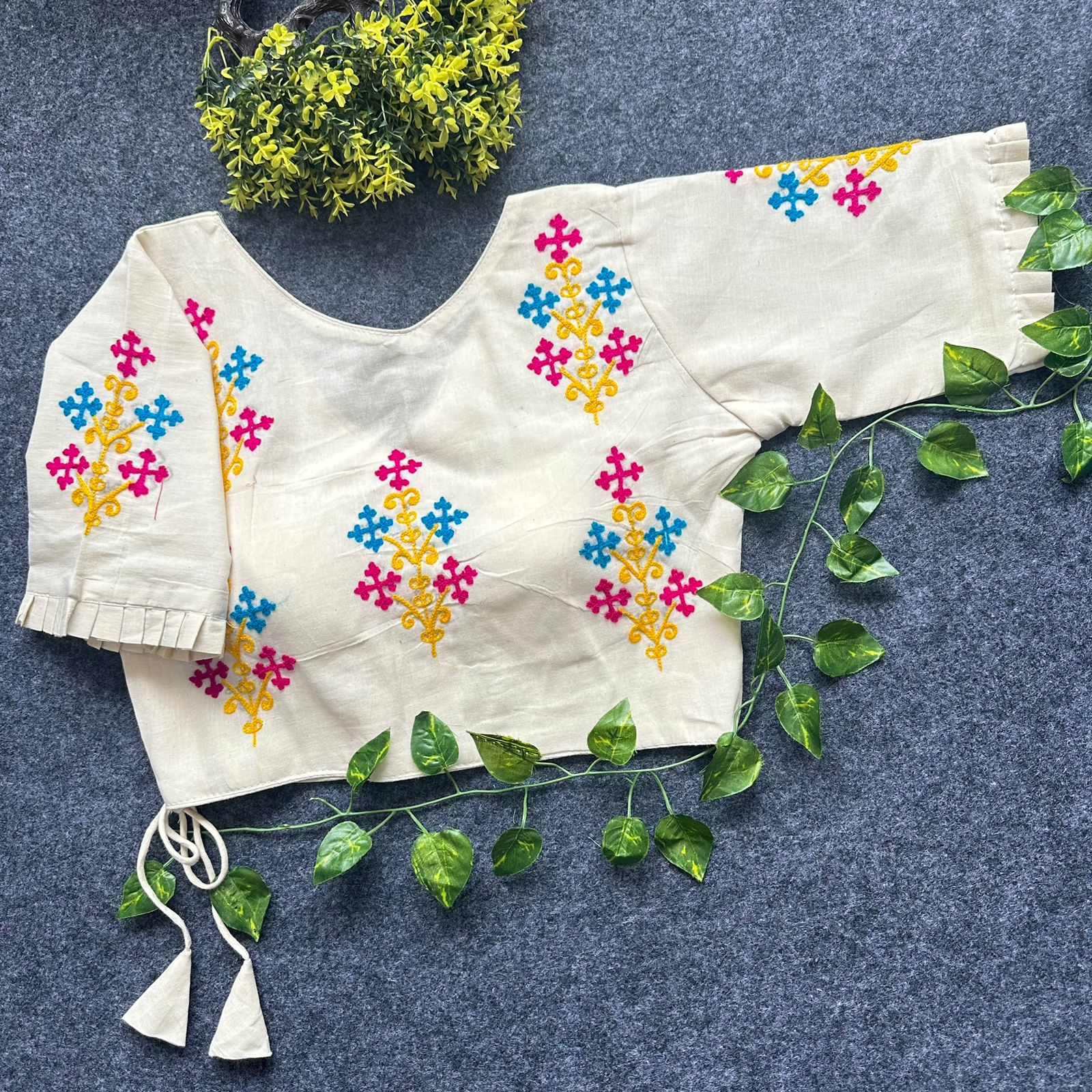 New Khadi Trends Blouse