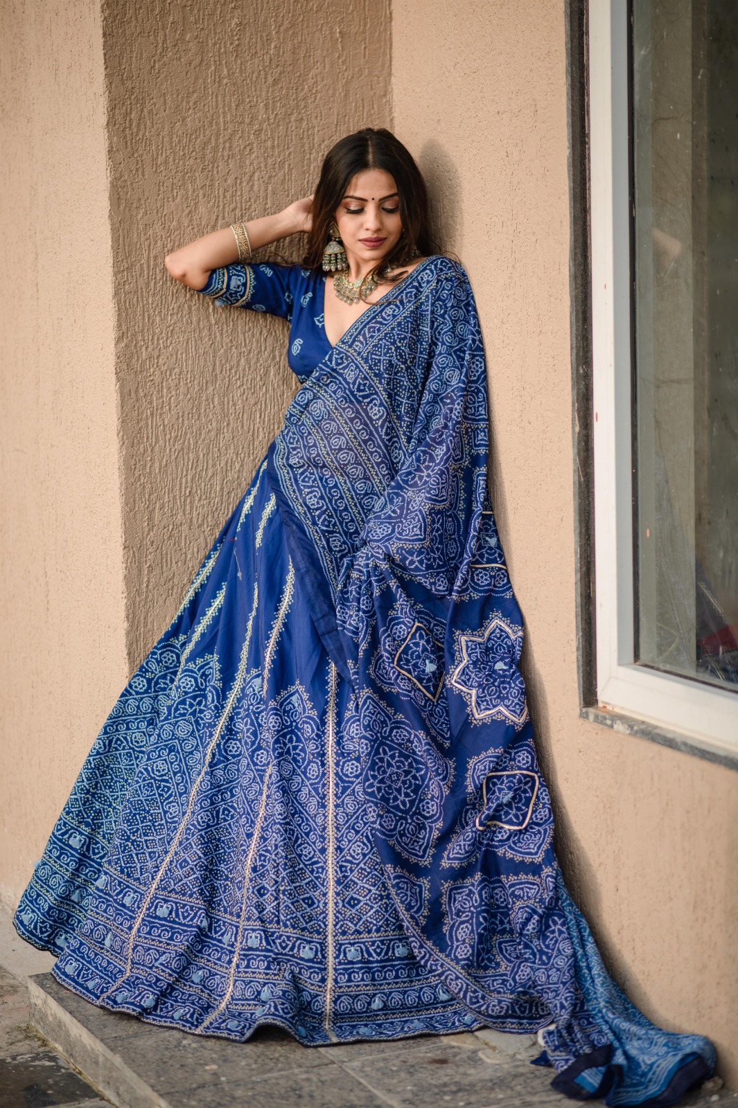 🌷Bandhani Lehenga choli🌷