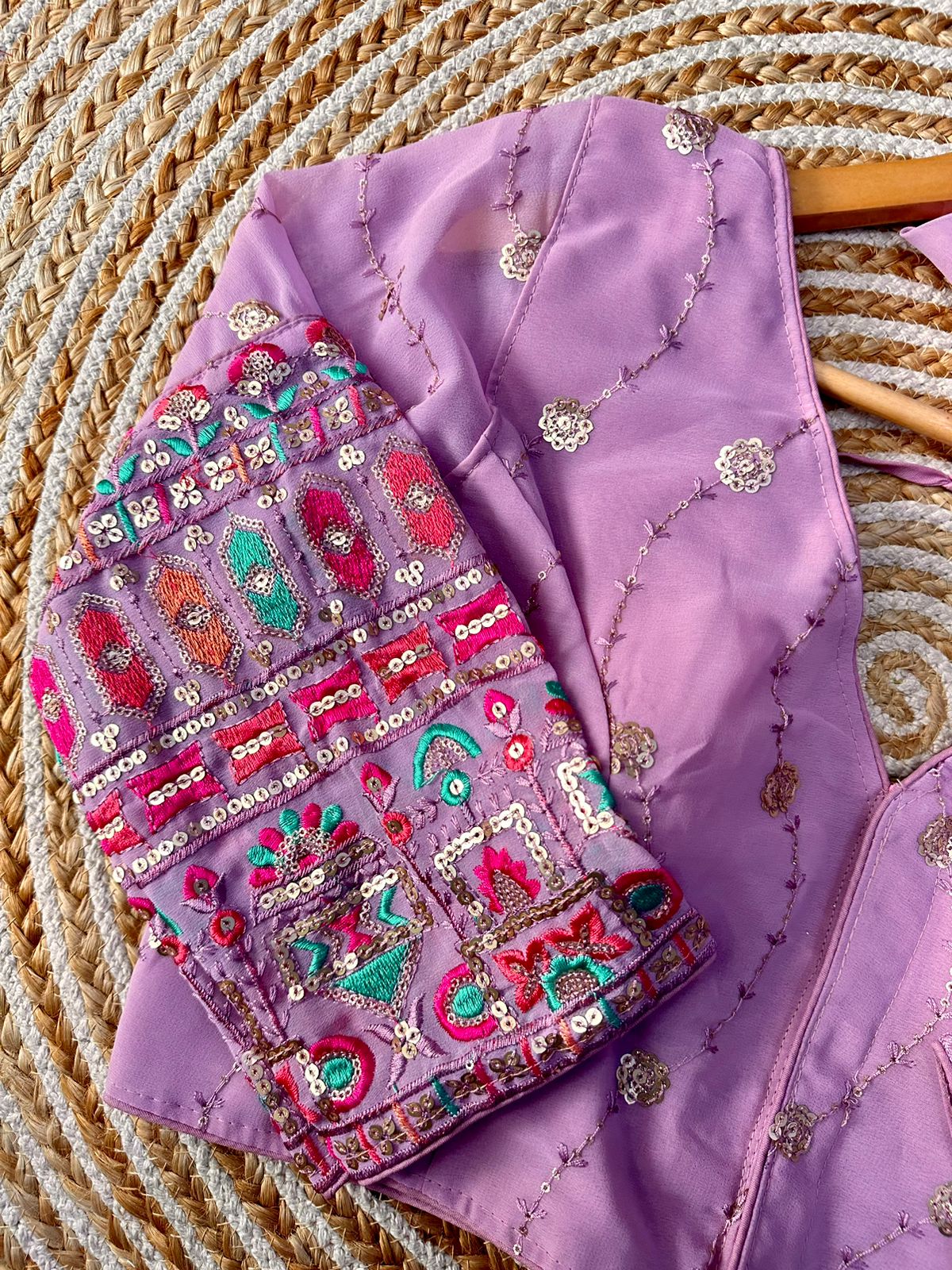 milan Georgete READY MADE BLOUSE