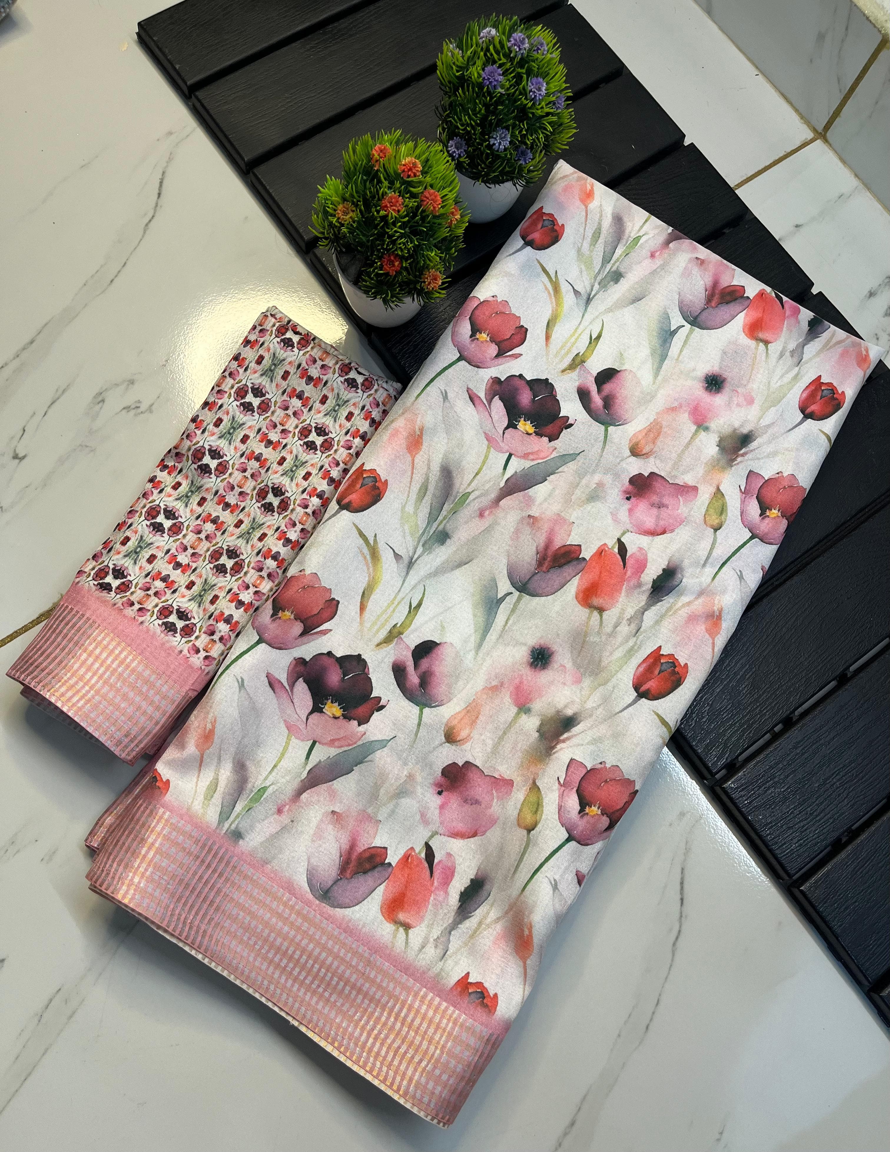 Super creap silk saree