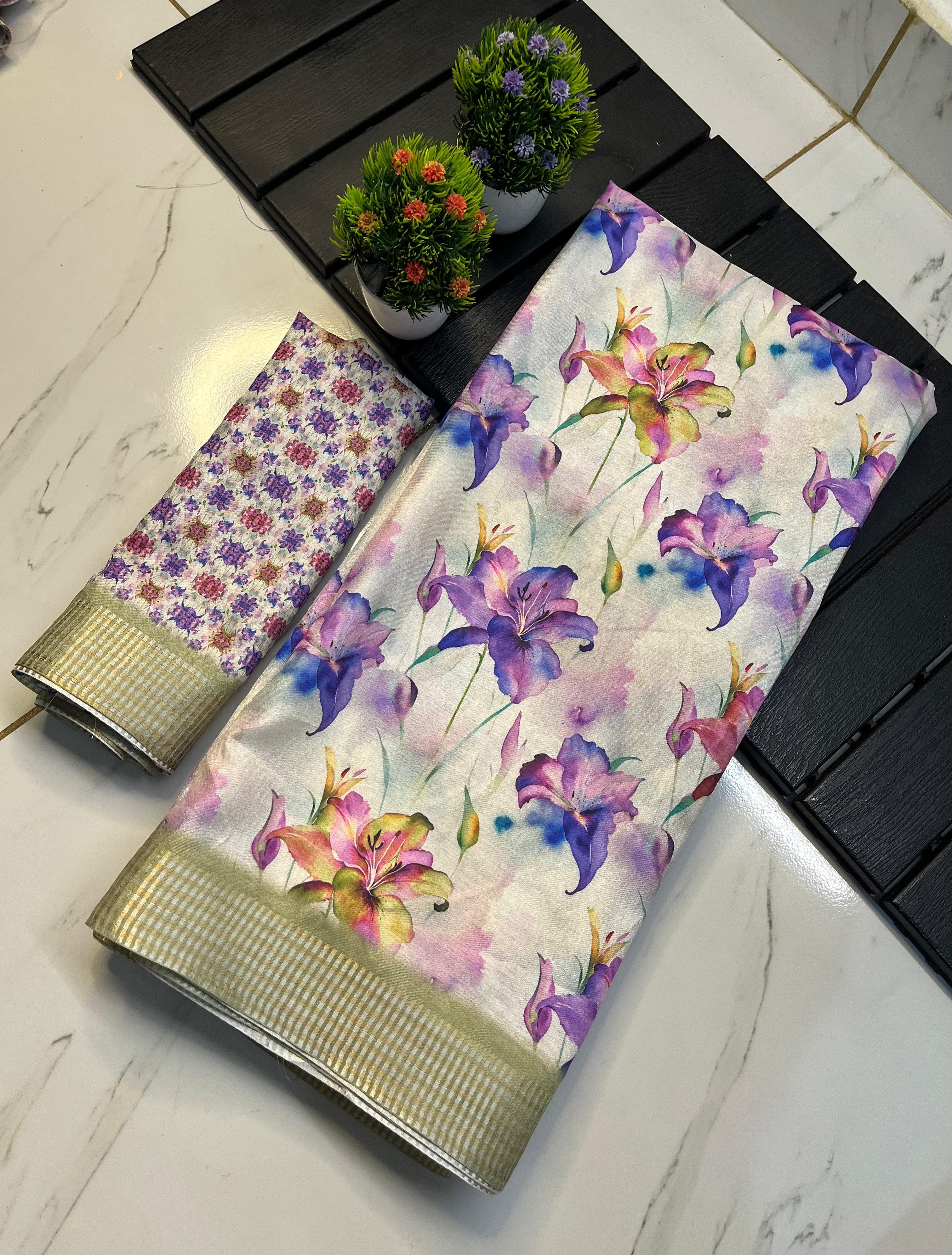 Super creap silk saree