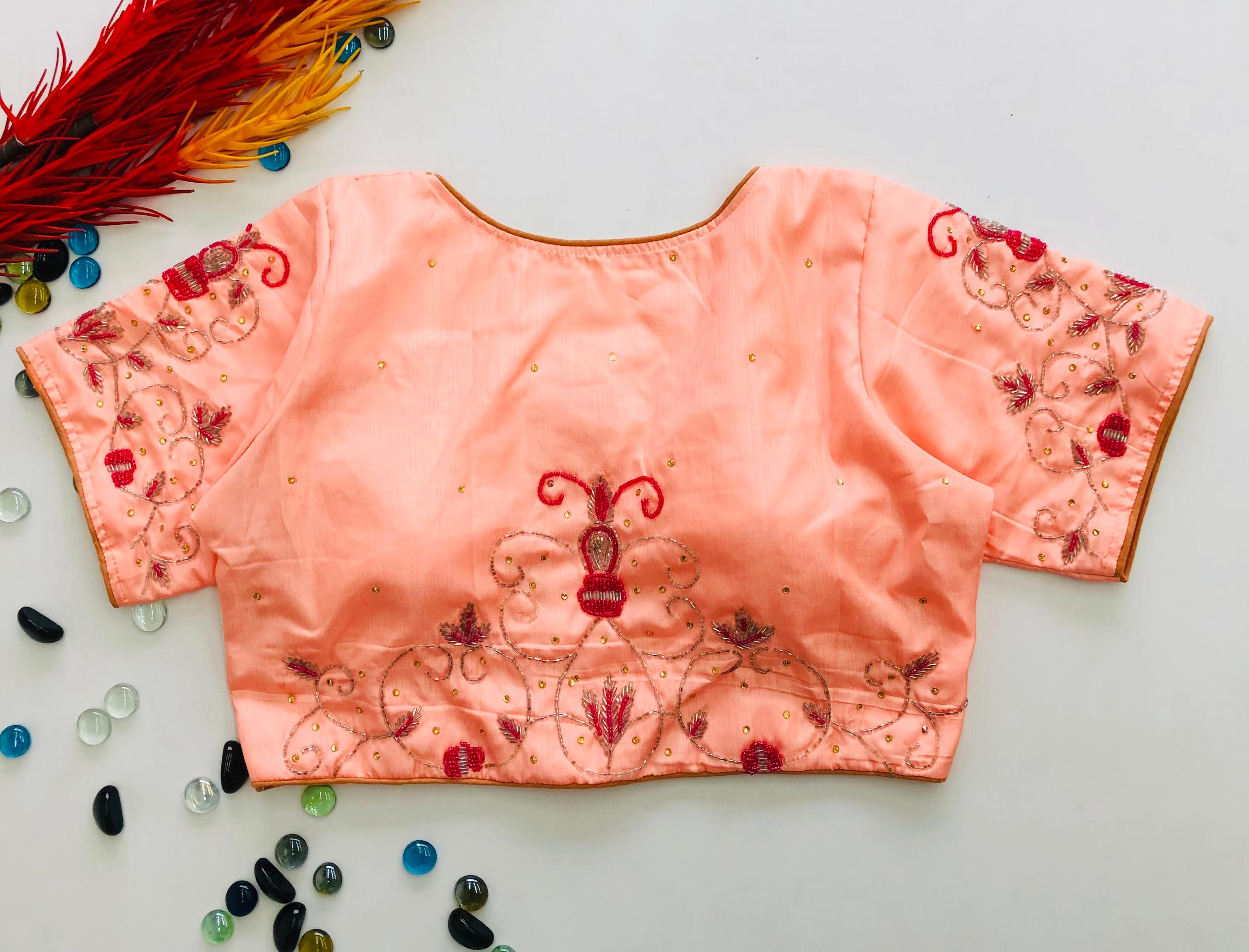  pearl work Party wear  blouse