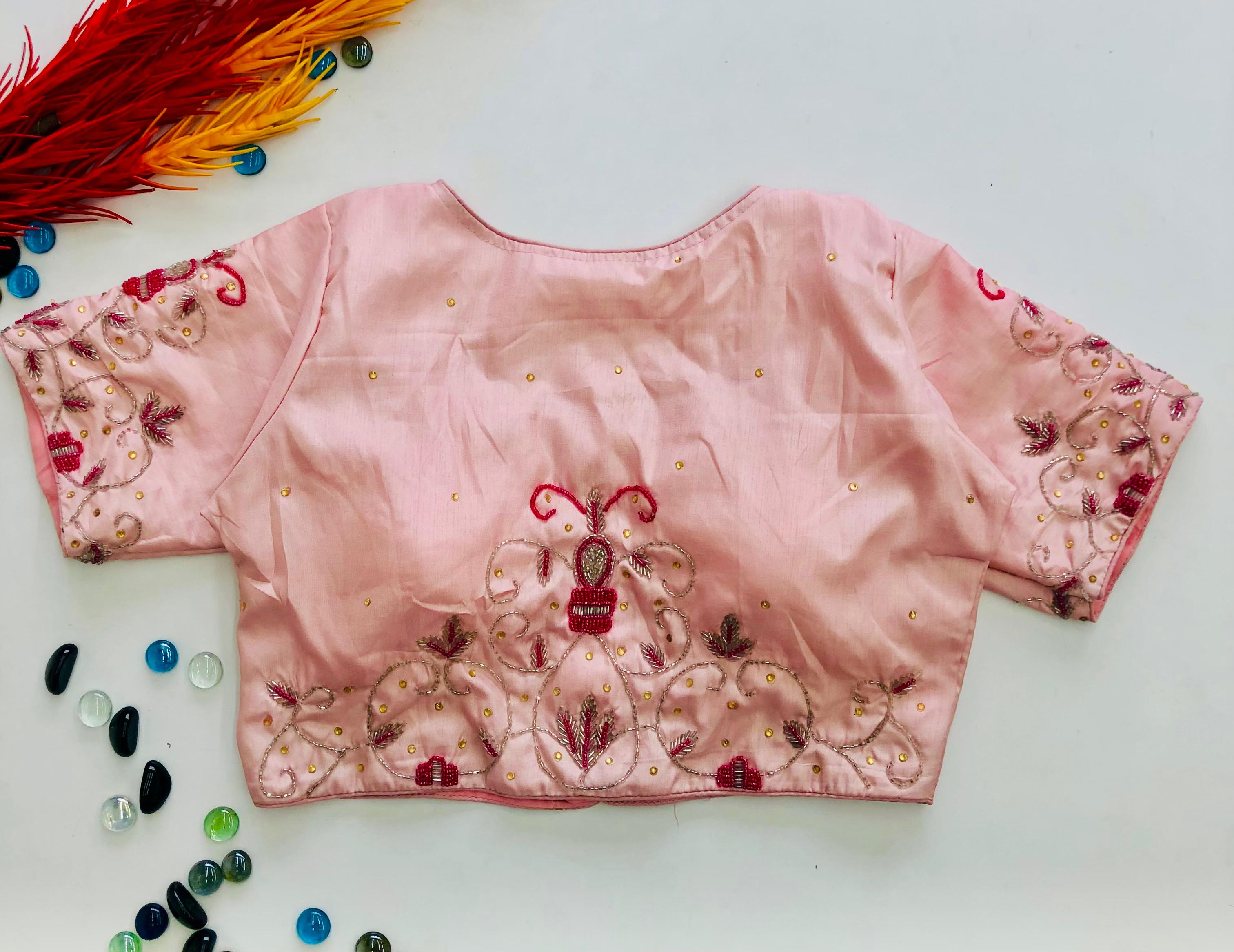 pearl work Party wear  blouse