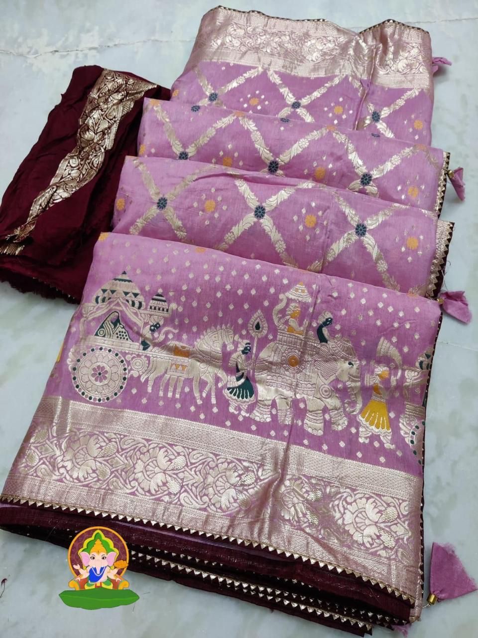 Pure viscose Dolla Silk Saree 