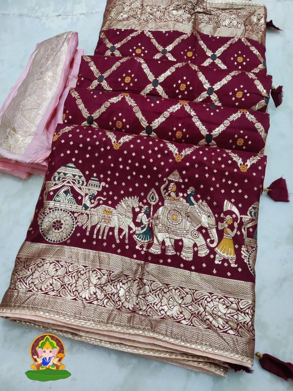 Pure viscose Dolla Silk Saree 