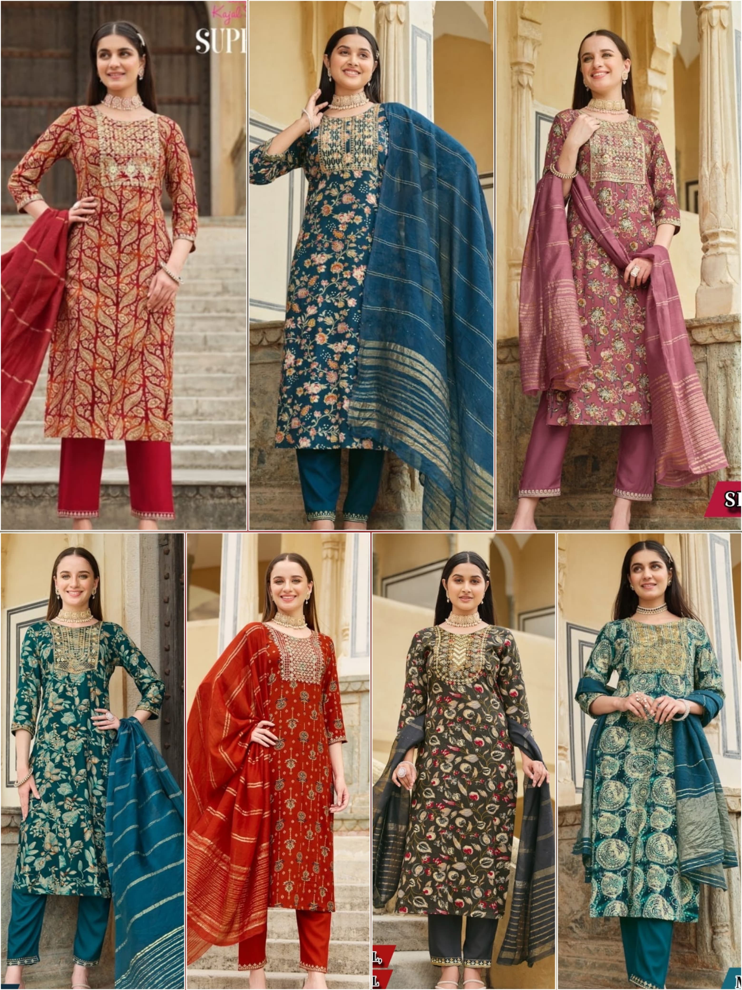 KUIRTI PENT WIUTH DUPATTA