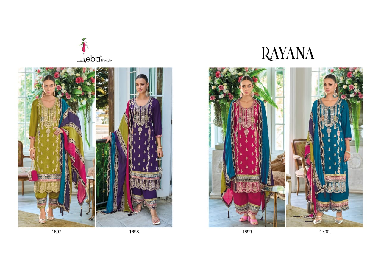 Rayana  premium silk emboidery work