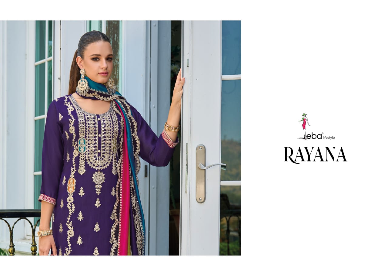 Rayana  premium silk emboidery work