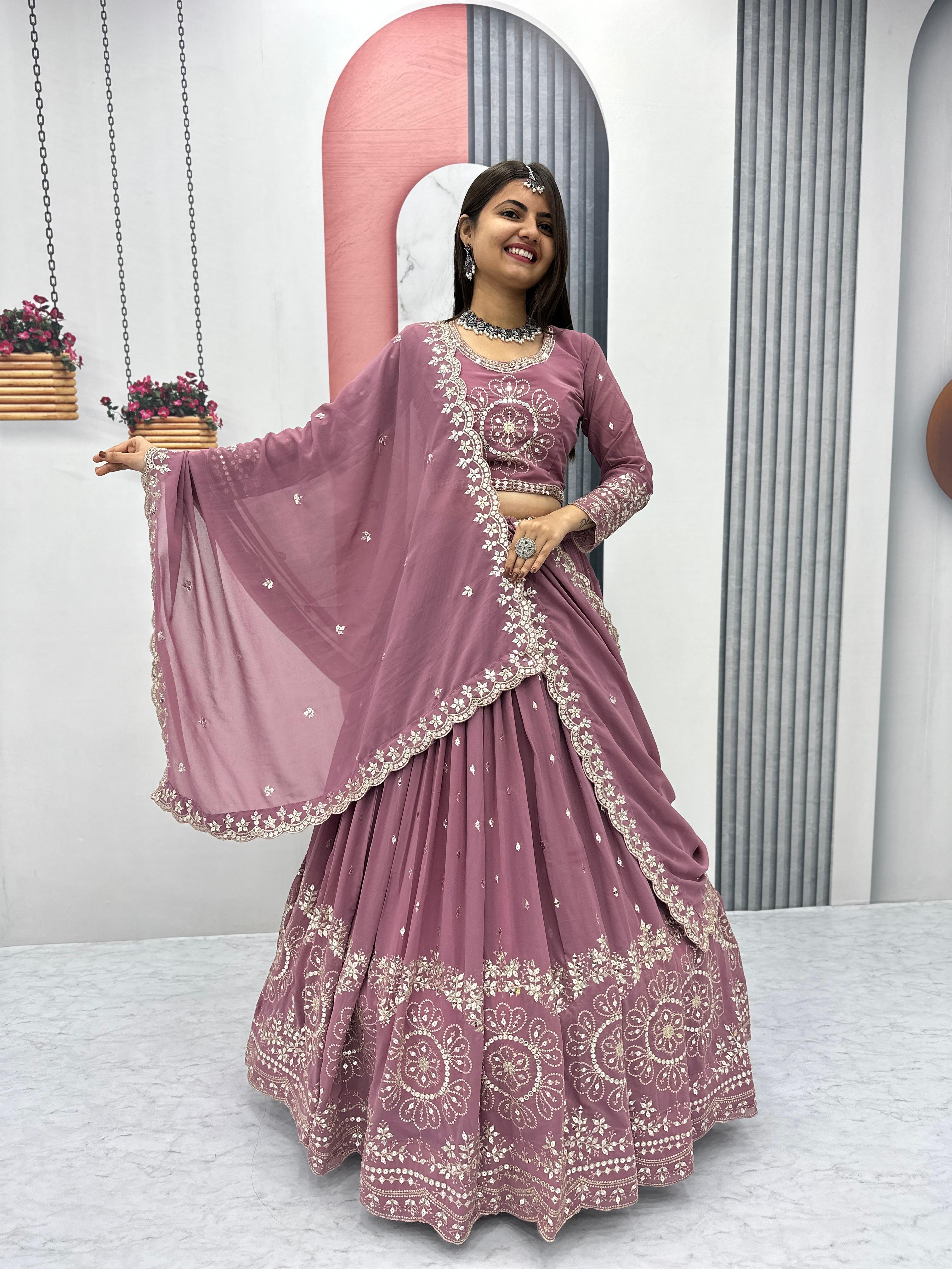 Heavy Fox Georgette CHANIYA CHOLI