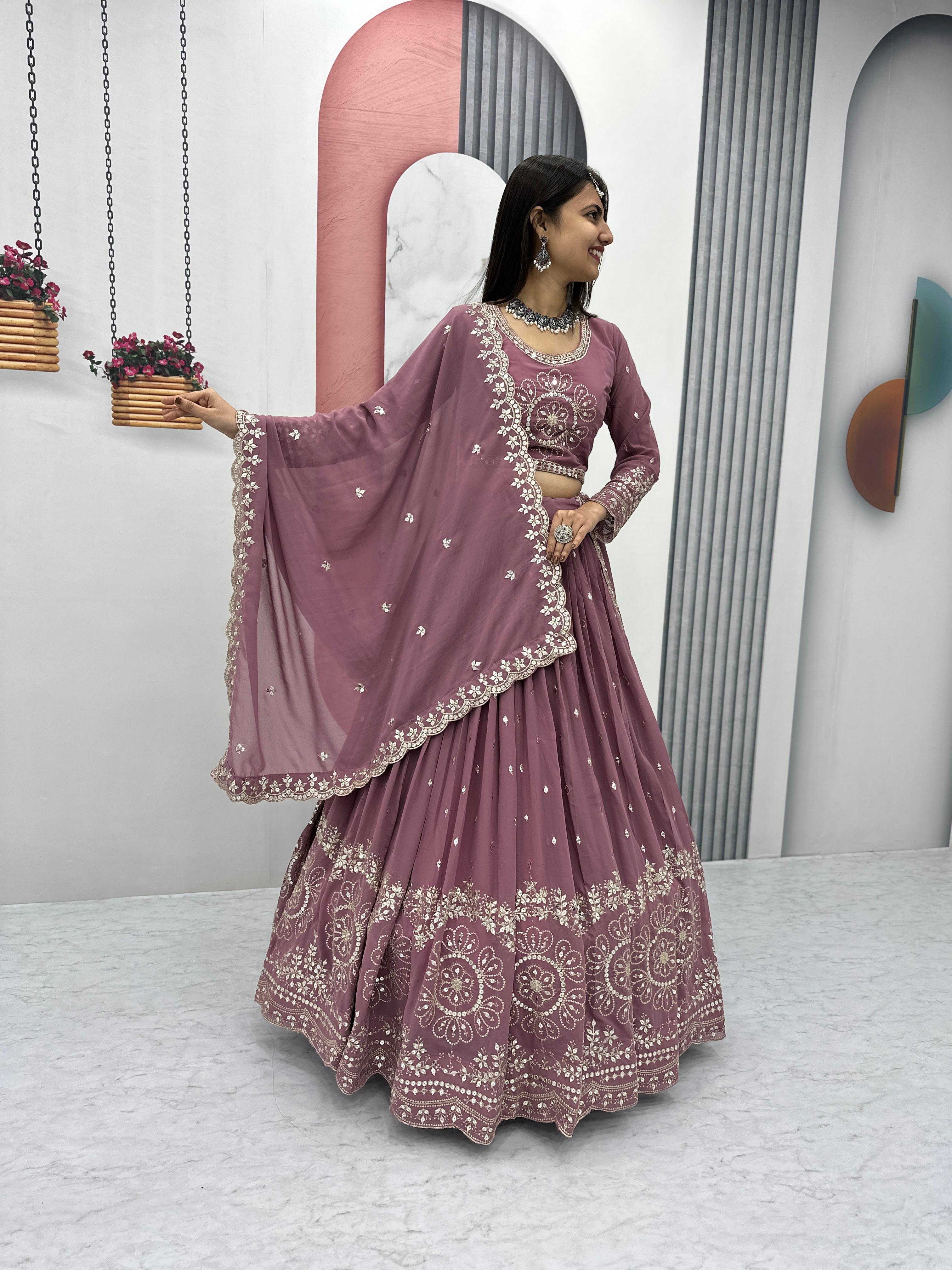 Heavy Fox Georgette CHANIYA CHOLI