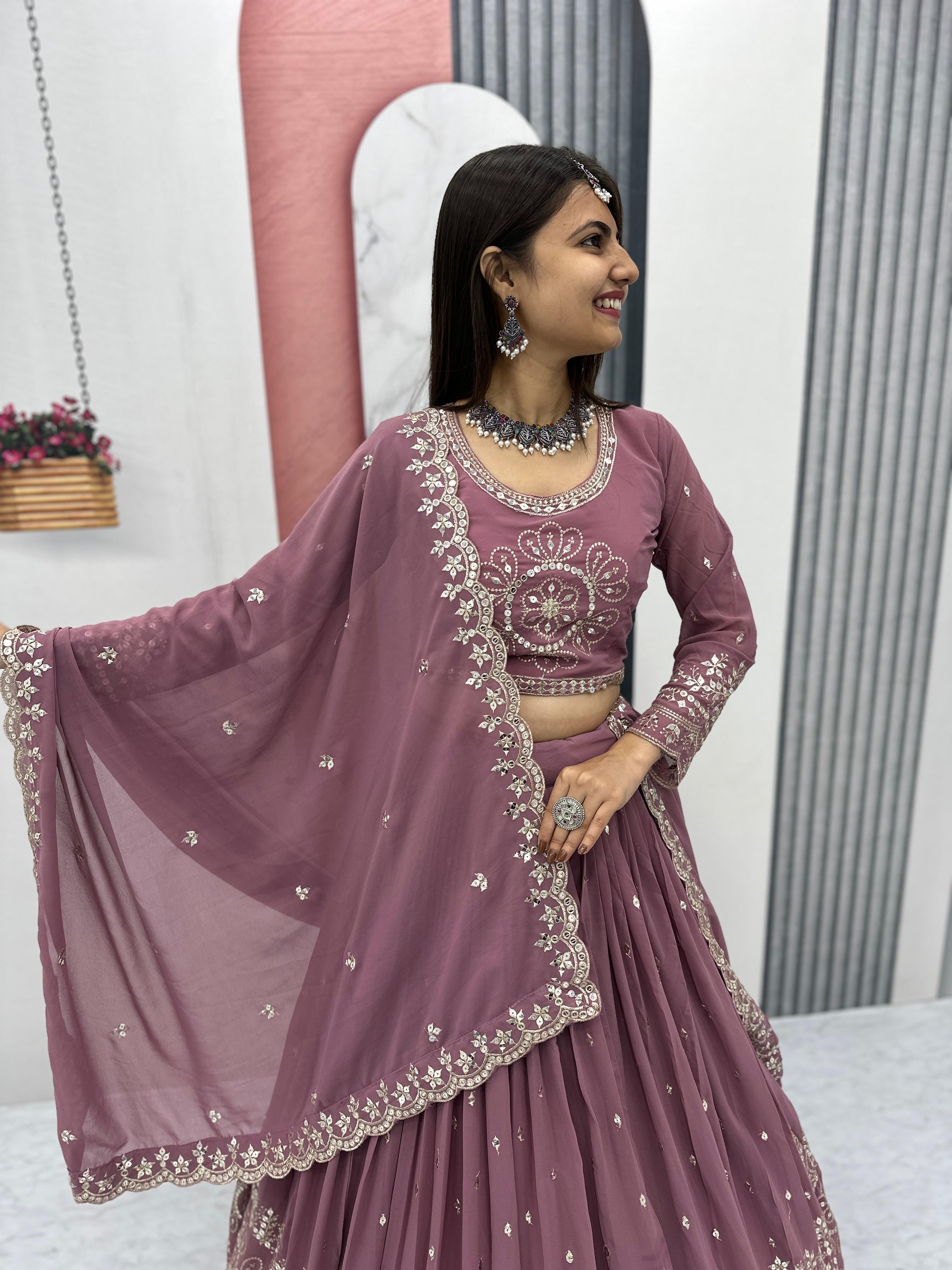 Heavy Fox Georgette CHANIYA CHOLI
