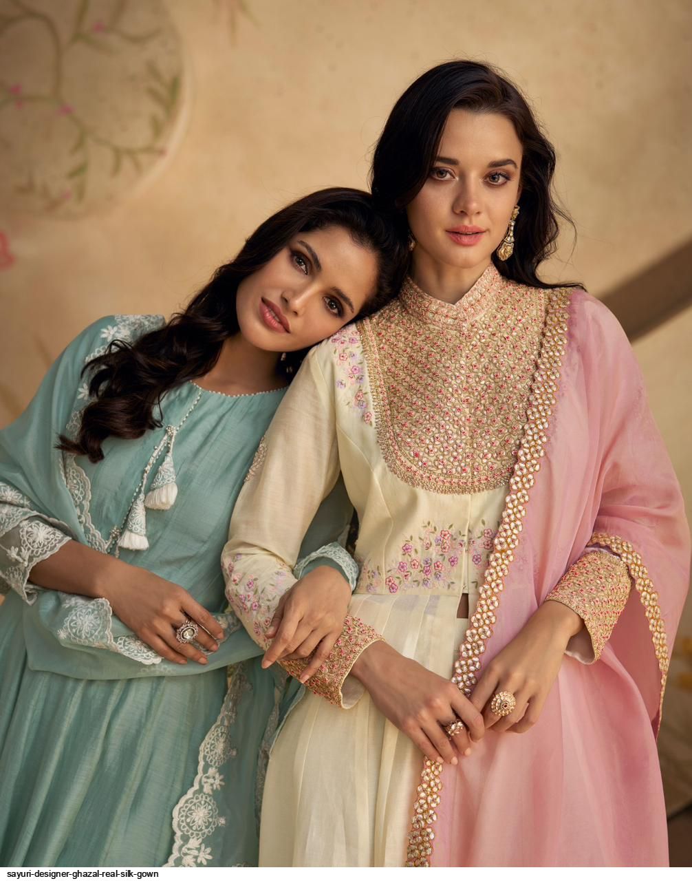 SAYURI DESIGNER GHAZAL REAL SILK GOWN DRESS