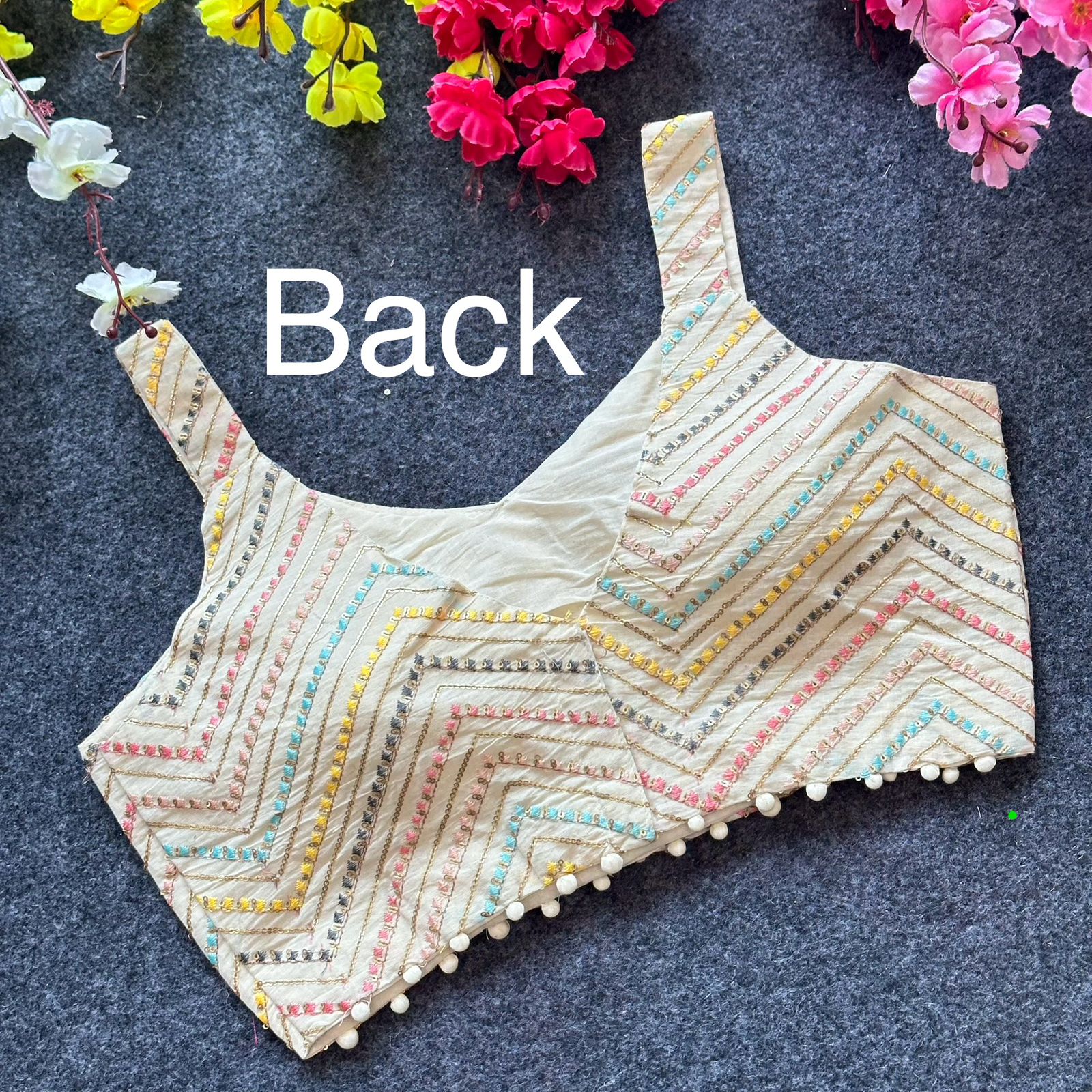 You Can Dye The Blouse As Per Your Required Colour Tone BLOUSE