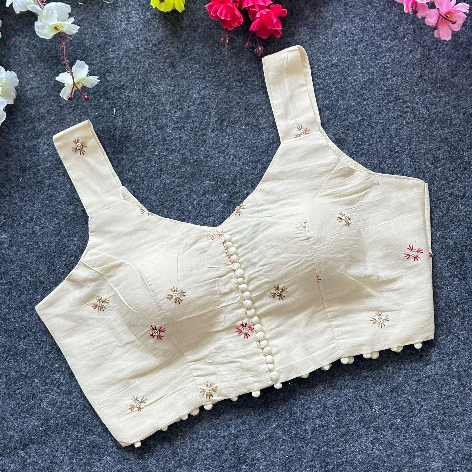 You Can Dye The Blouse As Per Your Required Colour Tone BLOUSE