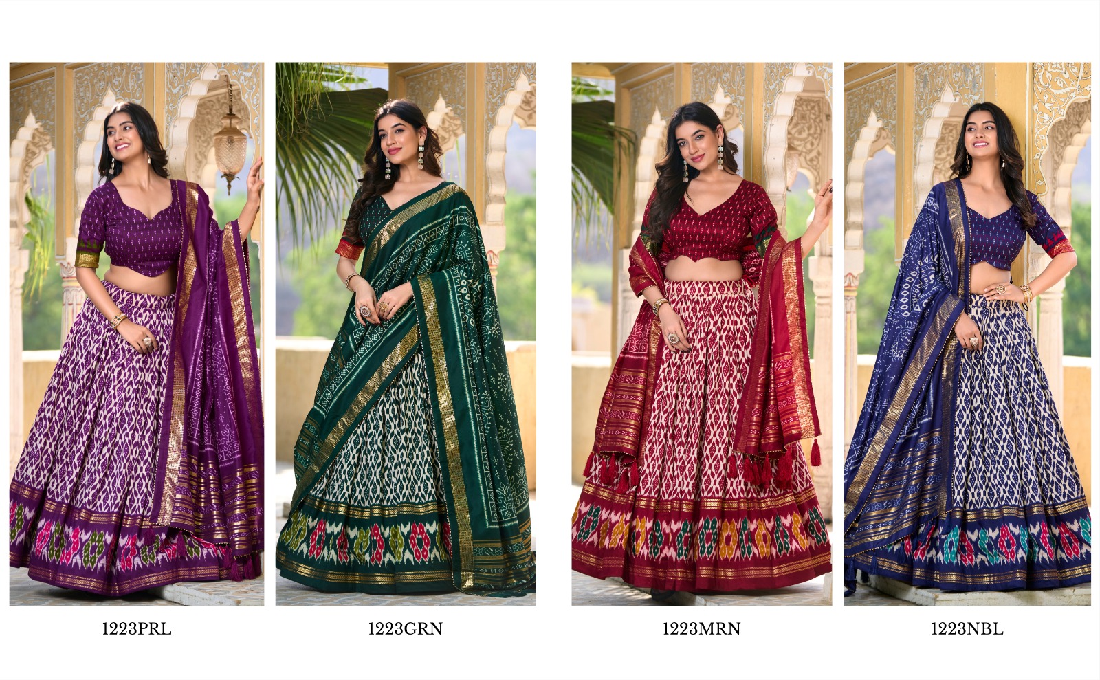 Celebrate in style with the opulent beauty of Tussar silk. Our lehenga choli is perfect for making unforgettable memories in classic elegance 🥰