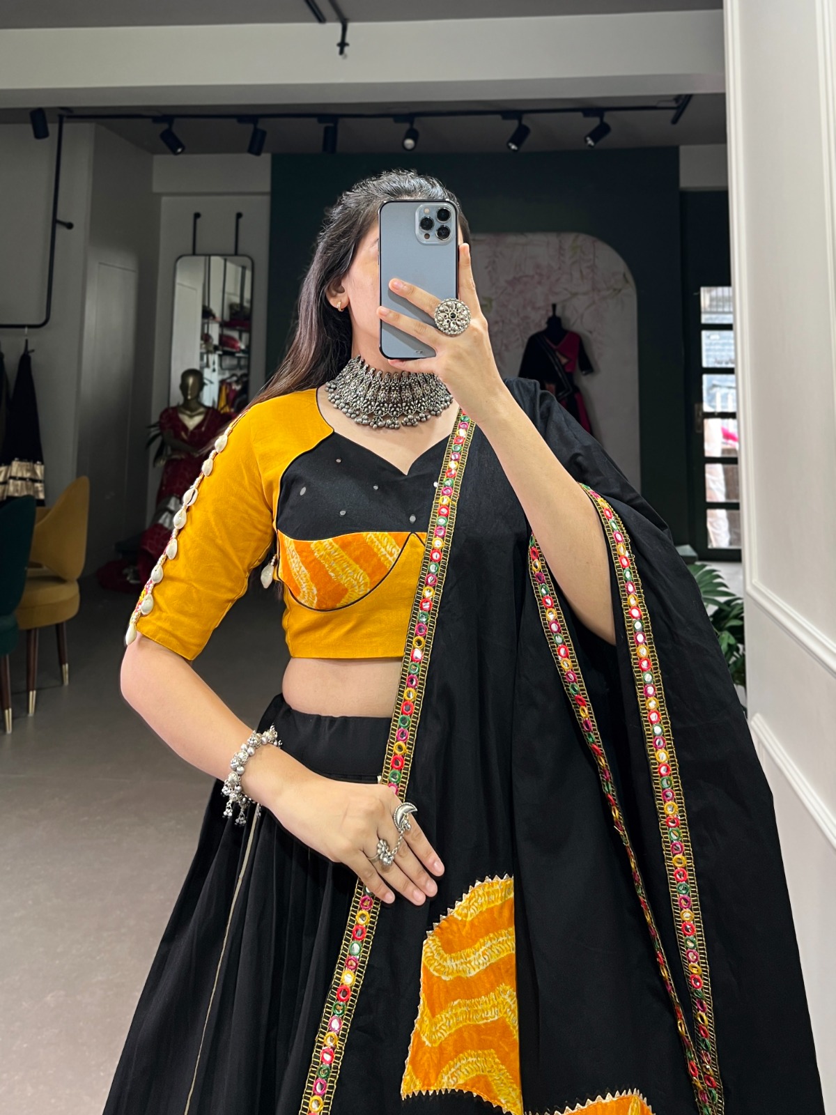 Pure cotton charm for festive celebrations choli