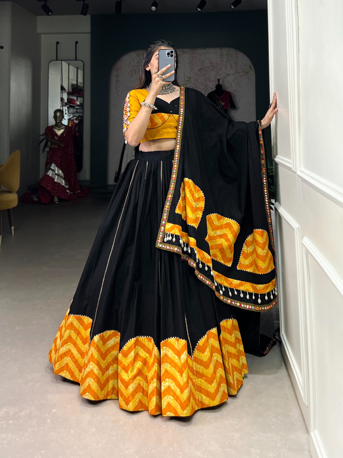Pure cotton charm for festive celebrations choli