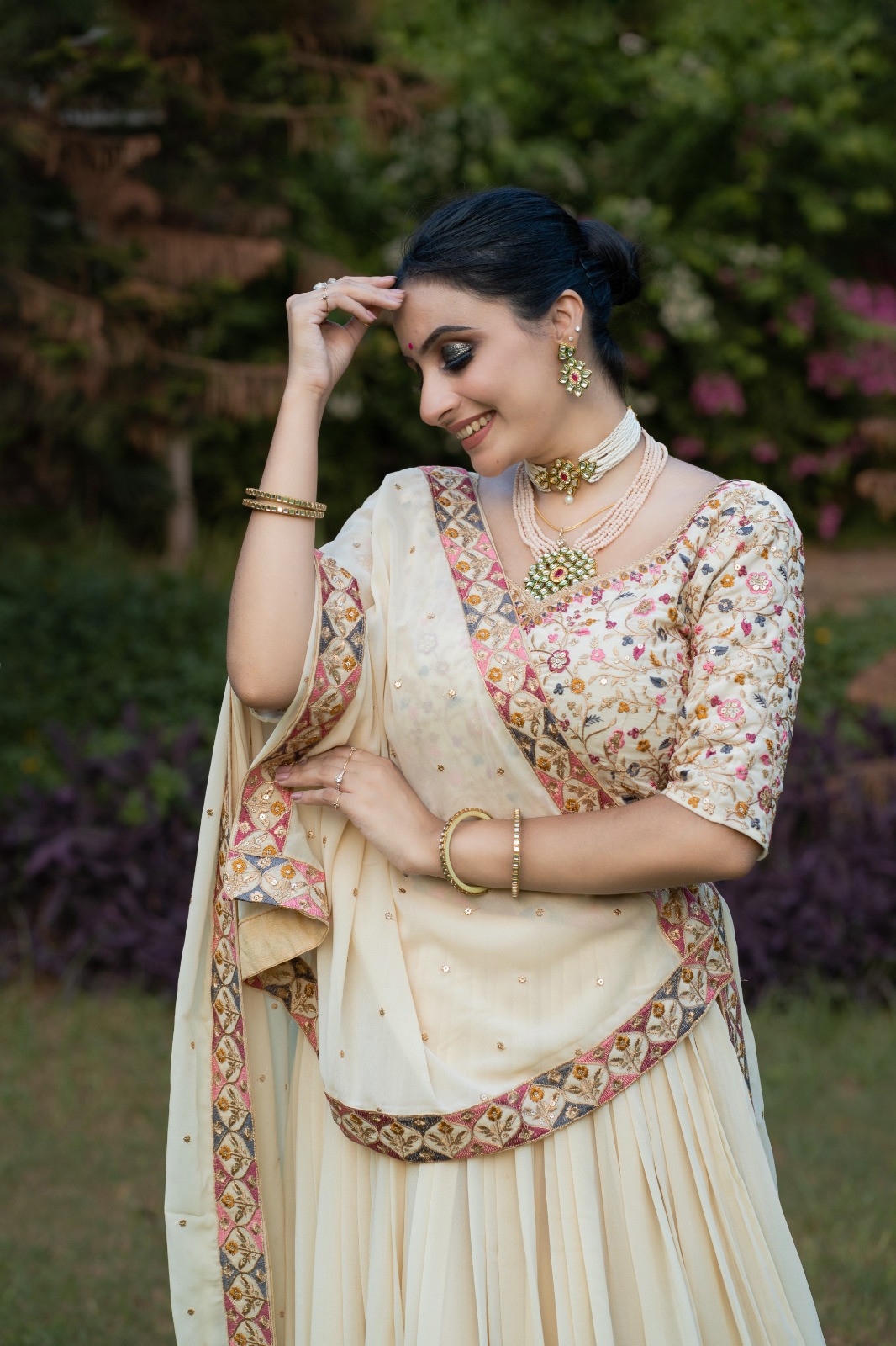  Vichitra Silk chaniya choli