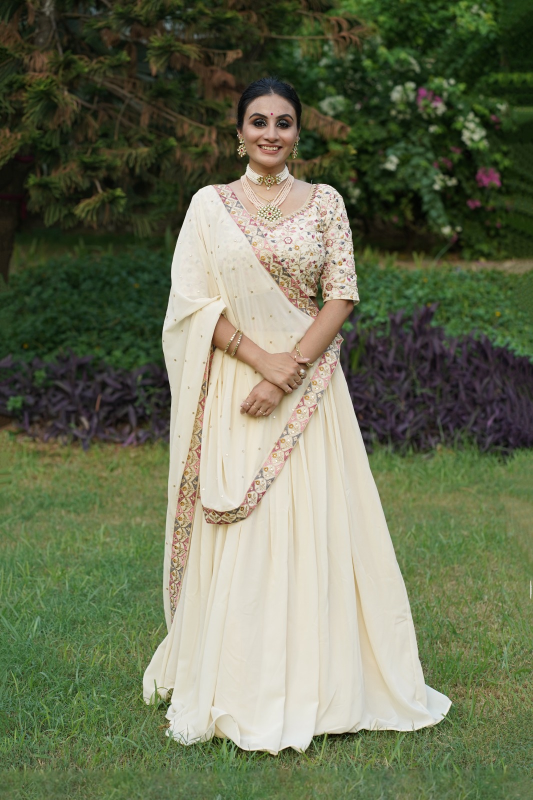 Vichitra Silk chaniya choli