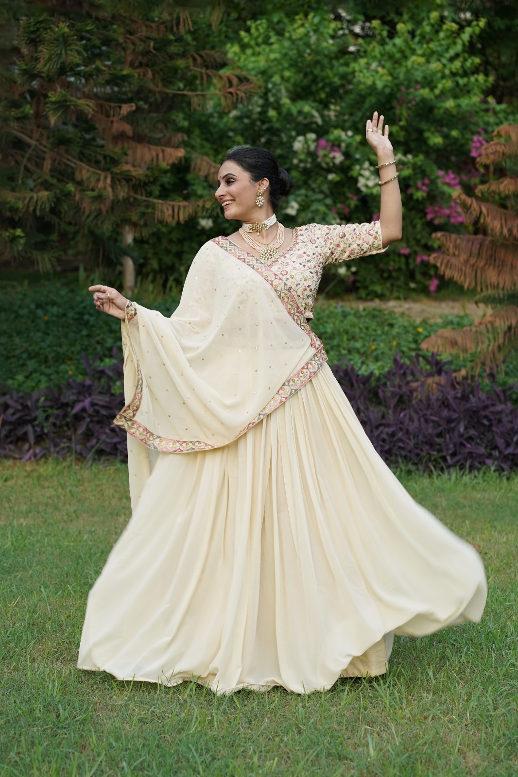  Vichitra Silk chaniya choli