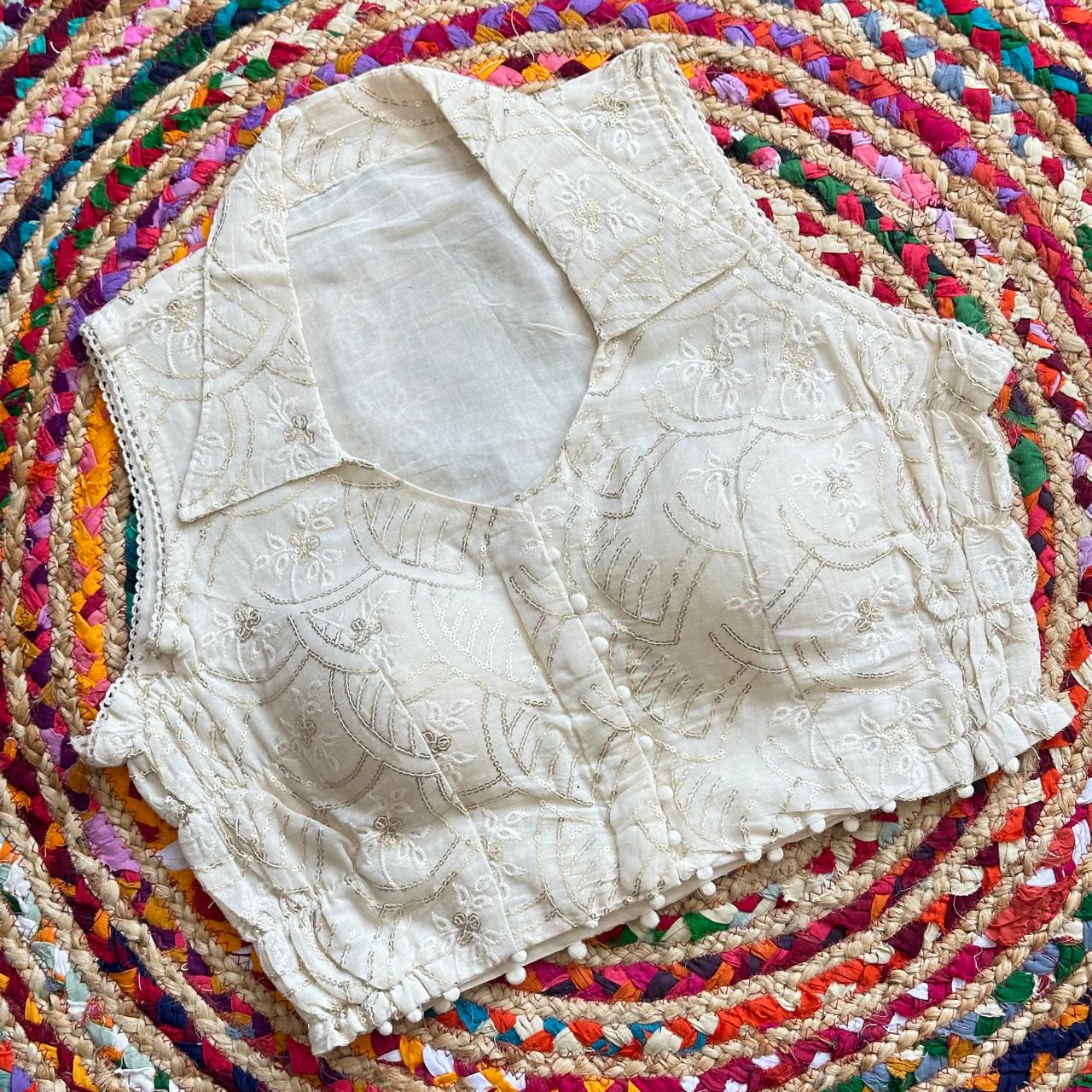 First time in surat we are presenting stretchable blouse in pure cotton fabric at Blousewala 