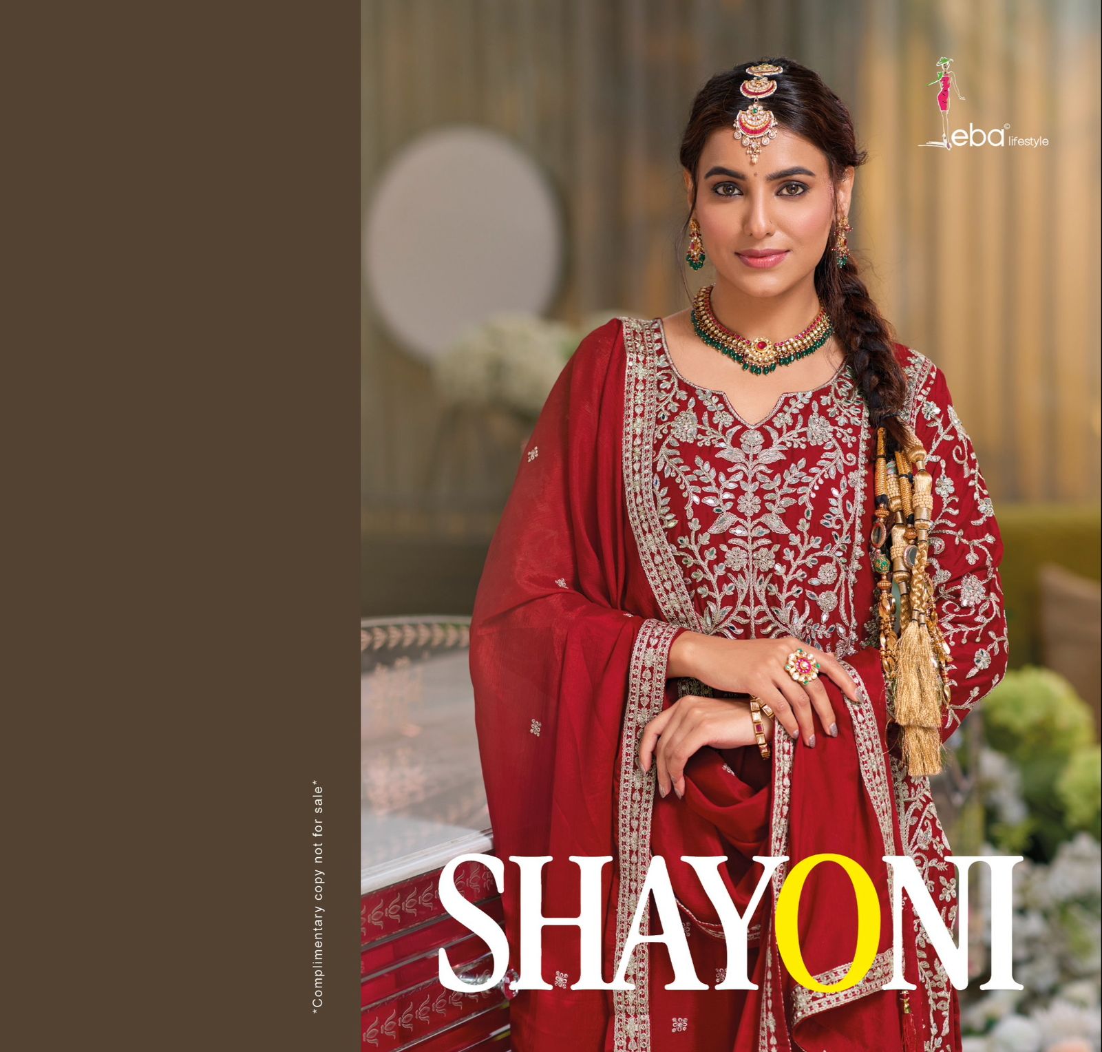 Shayoni  Chinon with  emboidery work