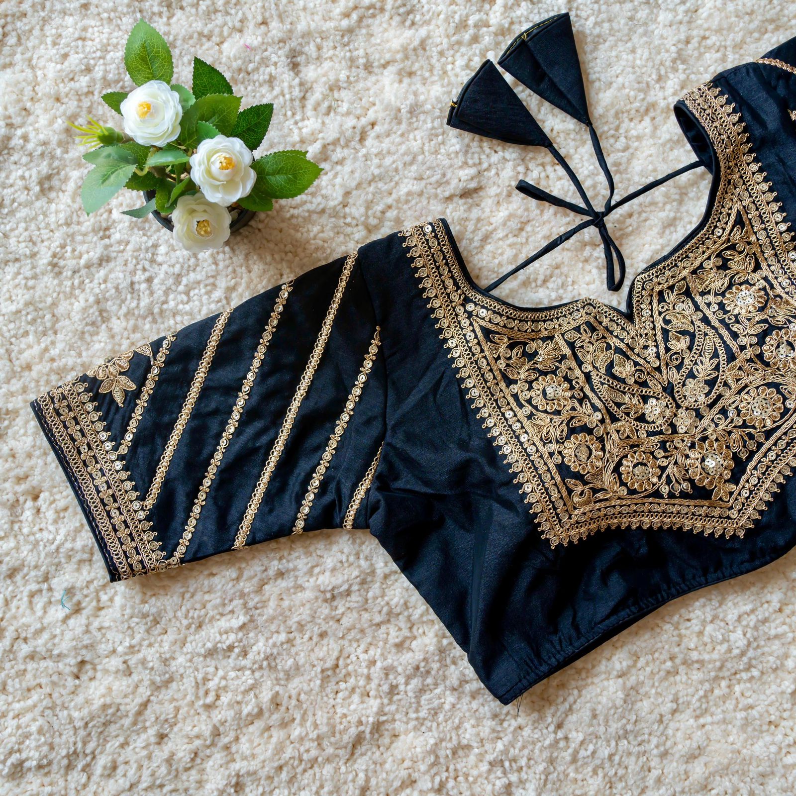 -blubbery silk blouse