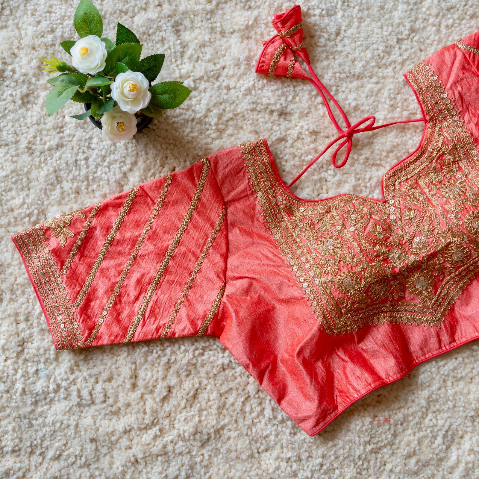 -blubbery silk blouse